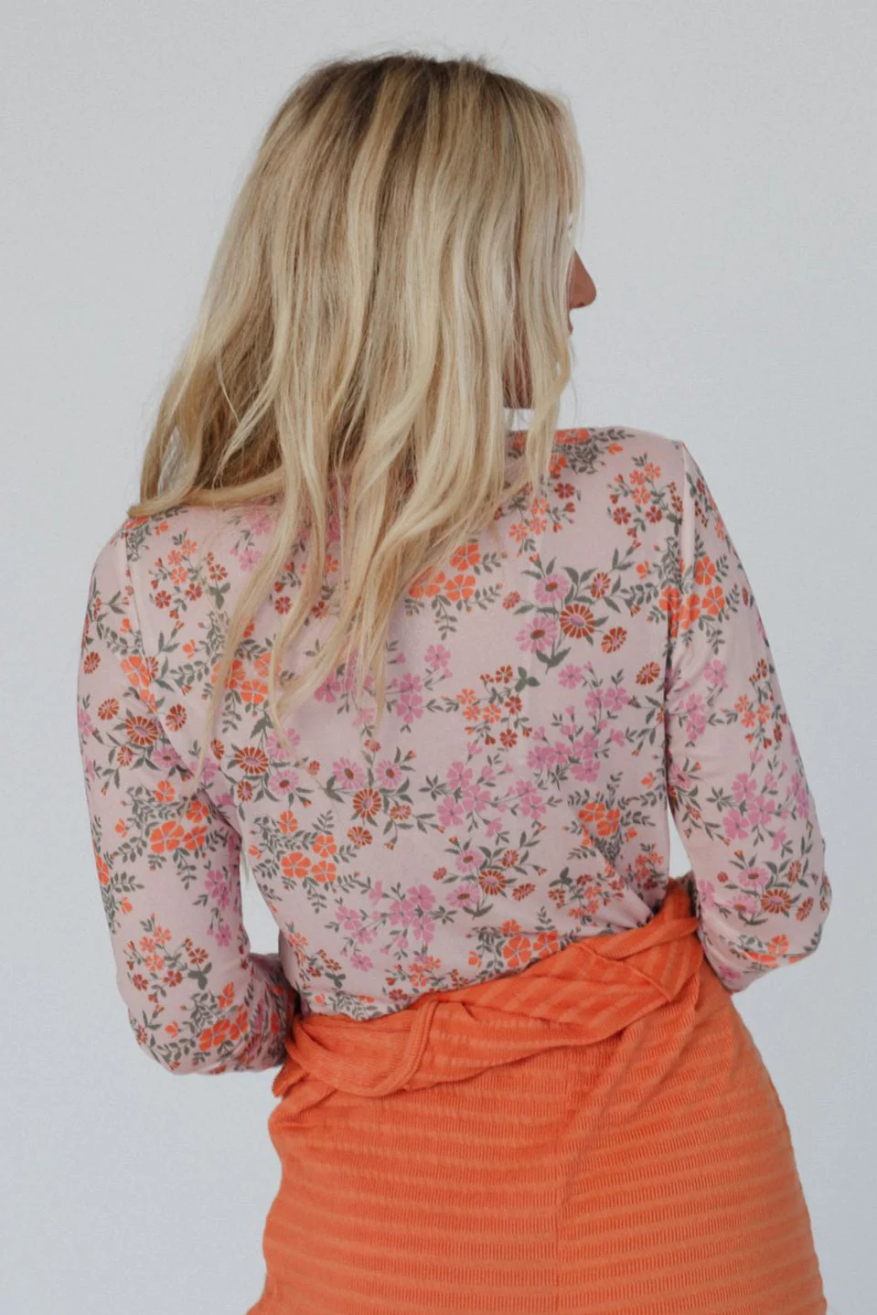 The Nest Made You Blush Floral Top - Pink Floral - Image 4