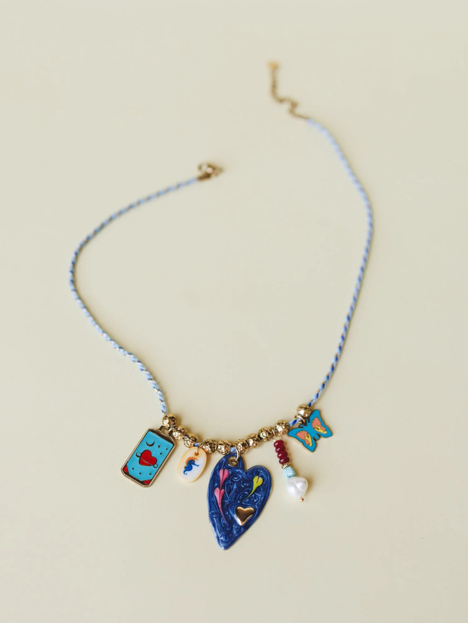 Madison Necklace - Navy - Image 5
