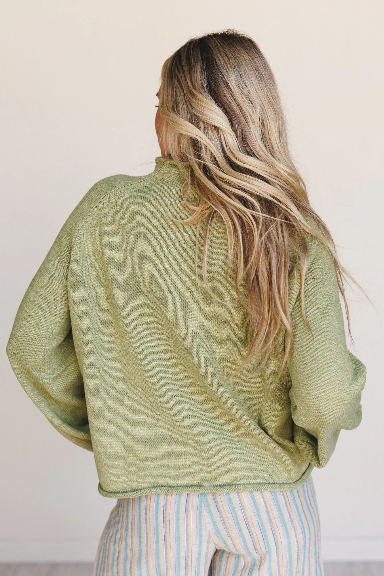 Marine Layers Sweater Top - Olive - Image 5