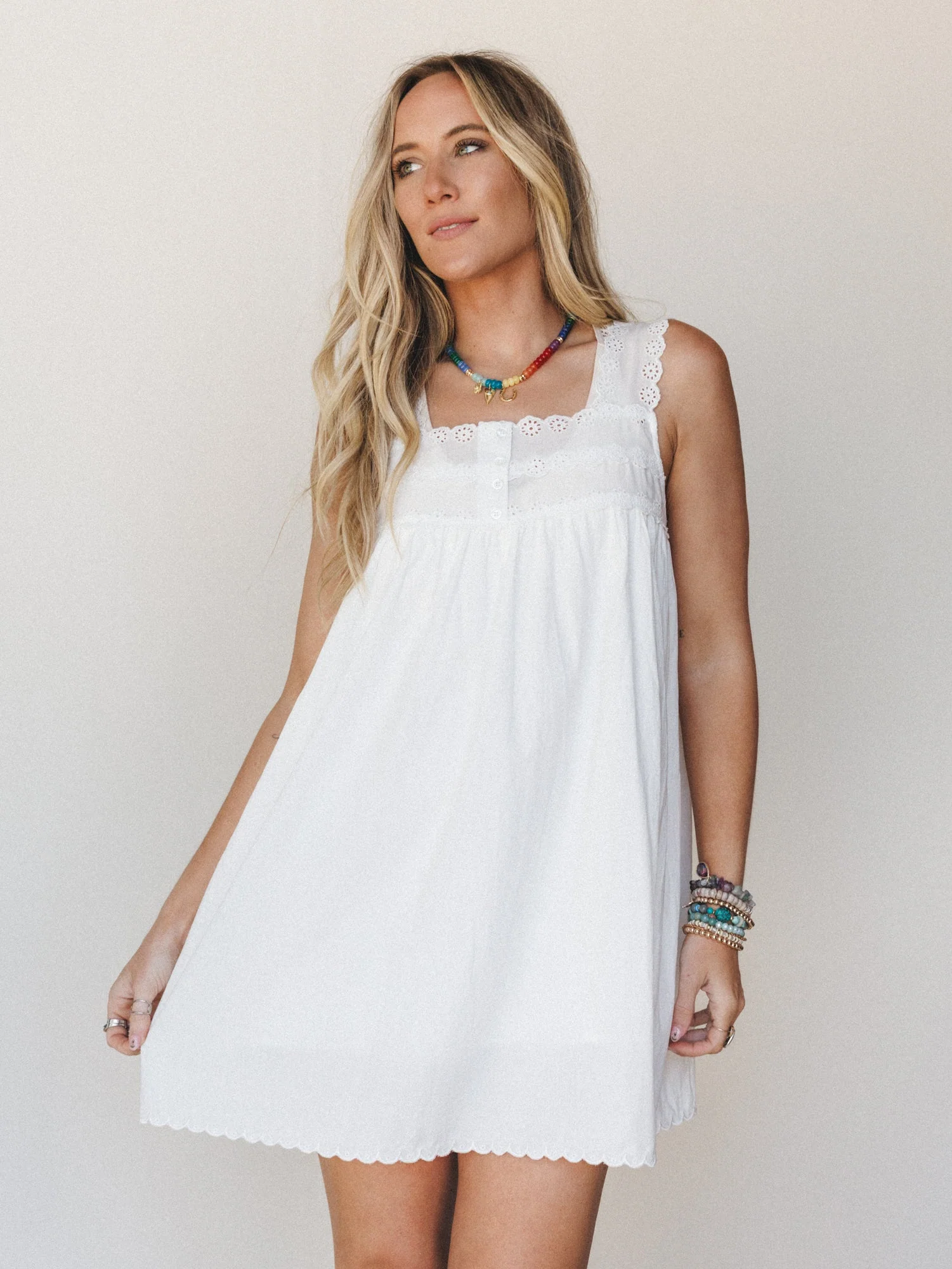 Meadow Moiselle Dress - Ivory - Image 2