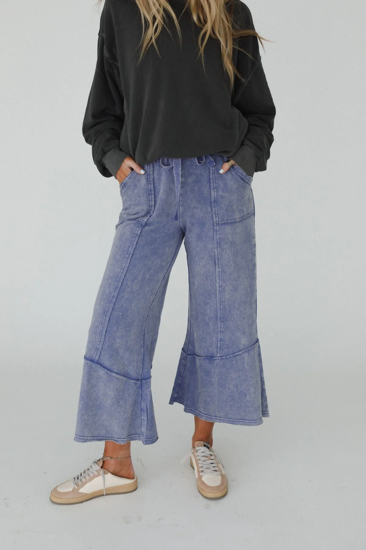 Meadow Muse Comfy Pants - Blue - Image 6