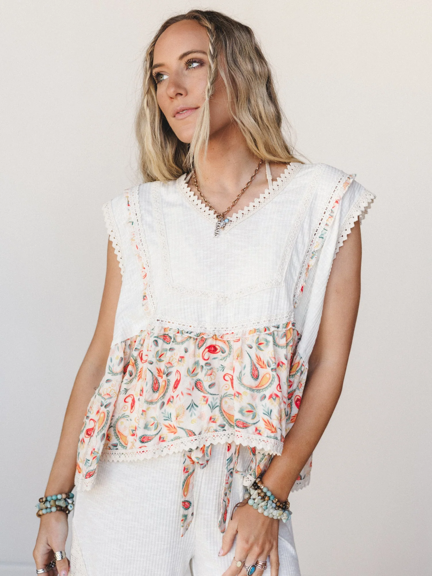 Meadow Wonder Top - Natural