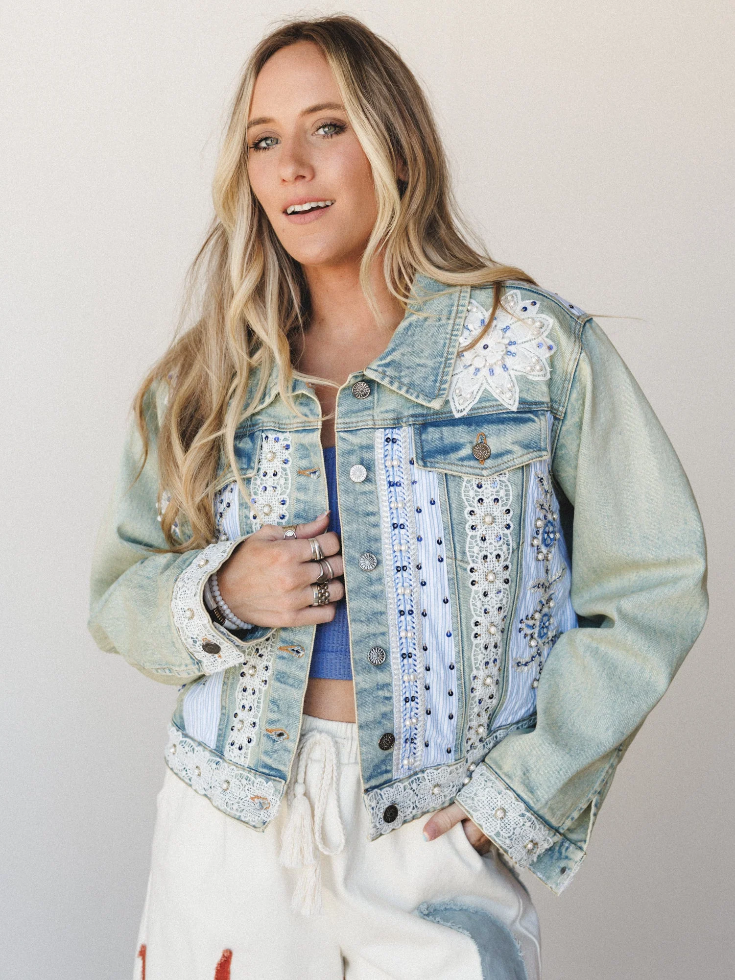 Memory Maker Jacket - Denim - Image 3