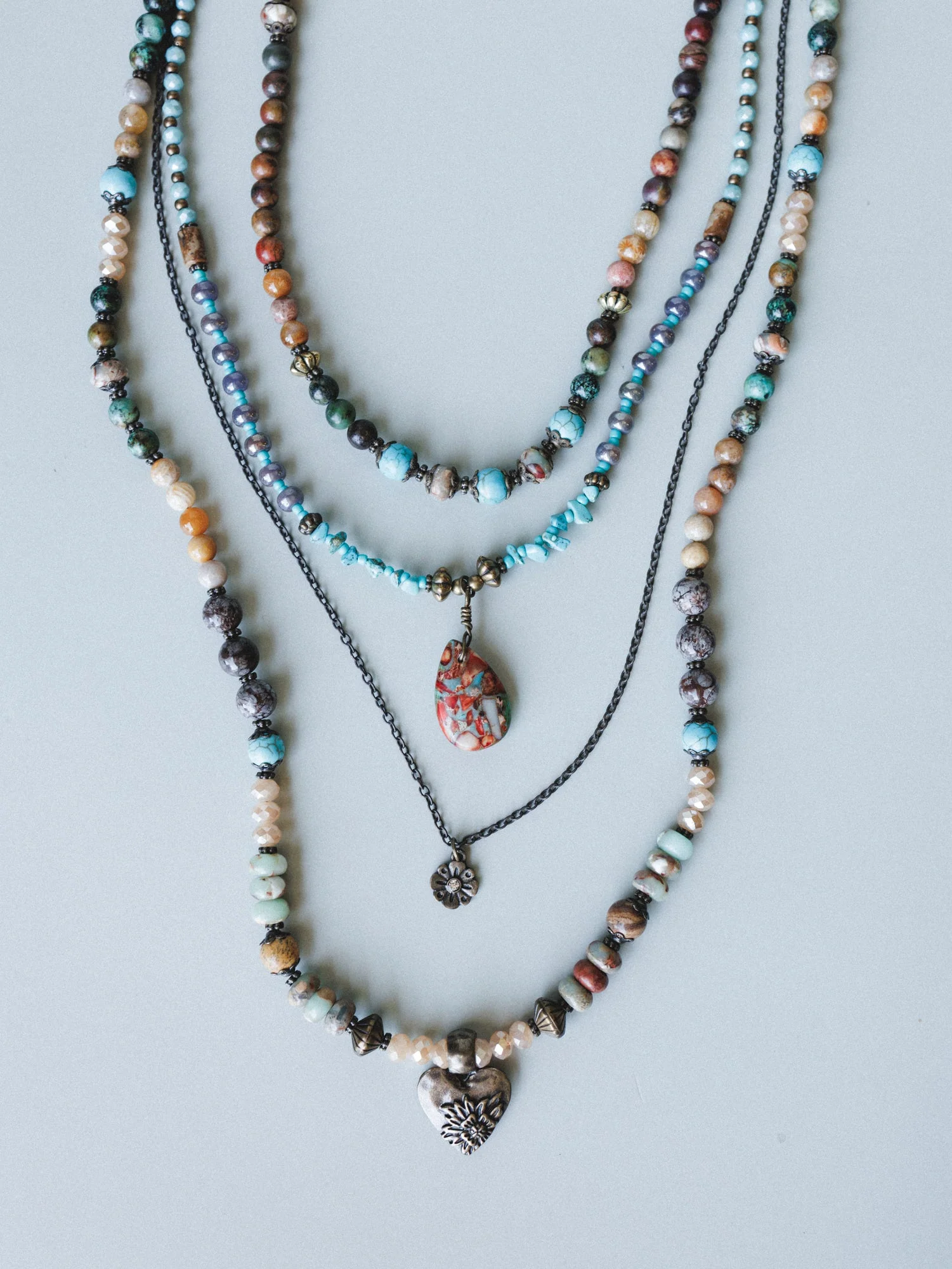 Mesa Necklace - Blue - Image 2