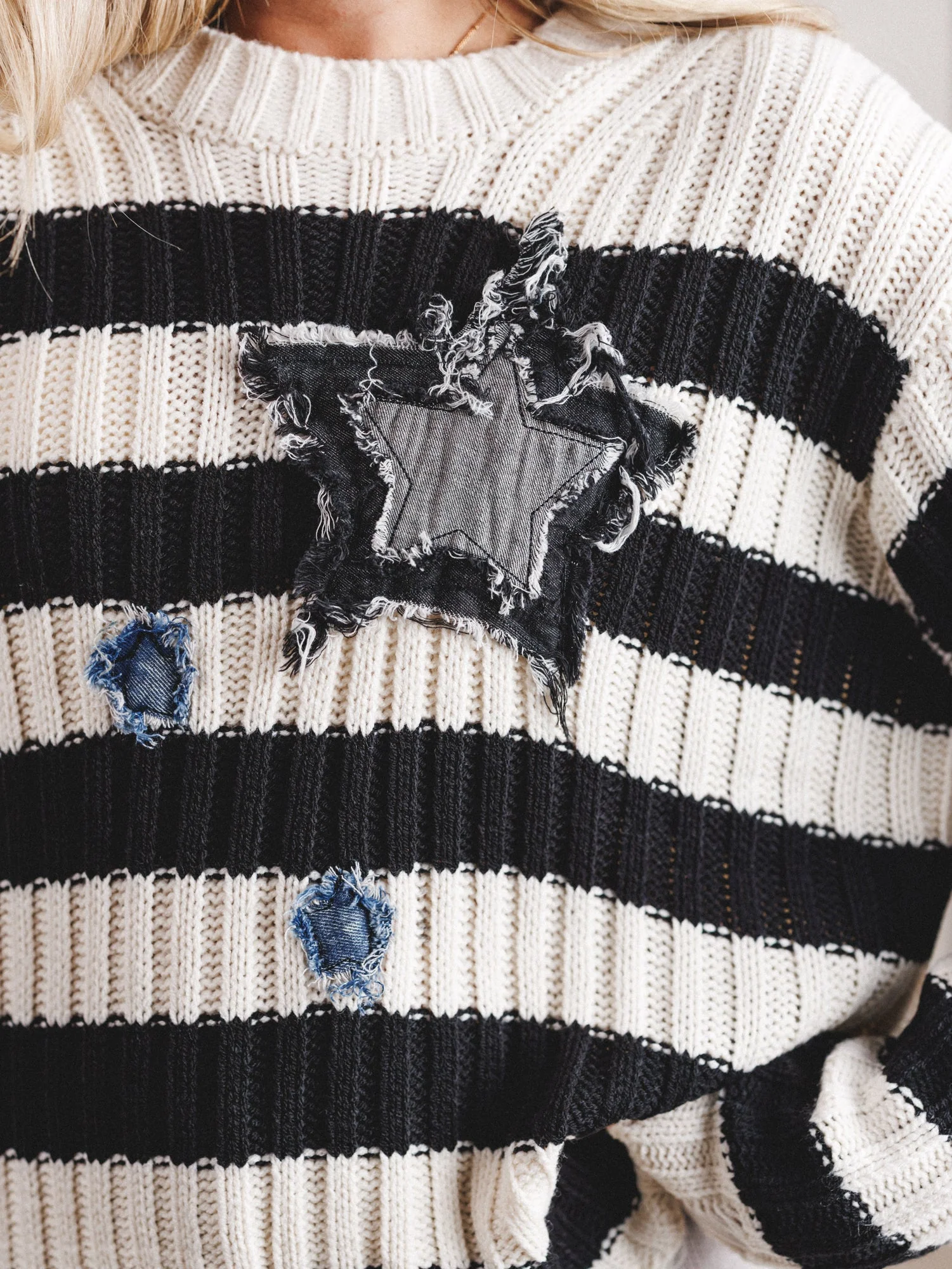 Moon Picnic Sweater - Black - Image 4