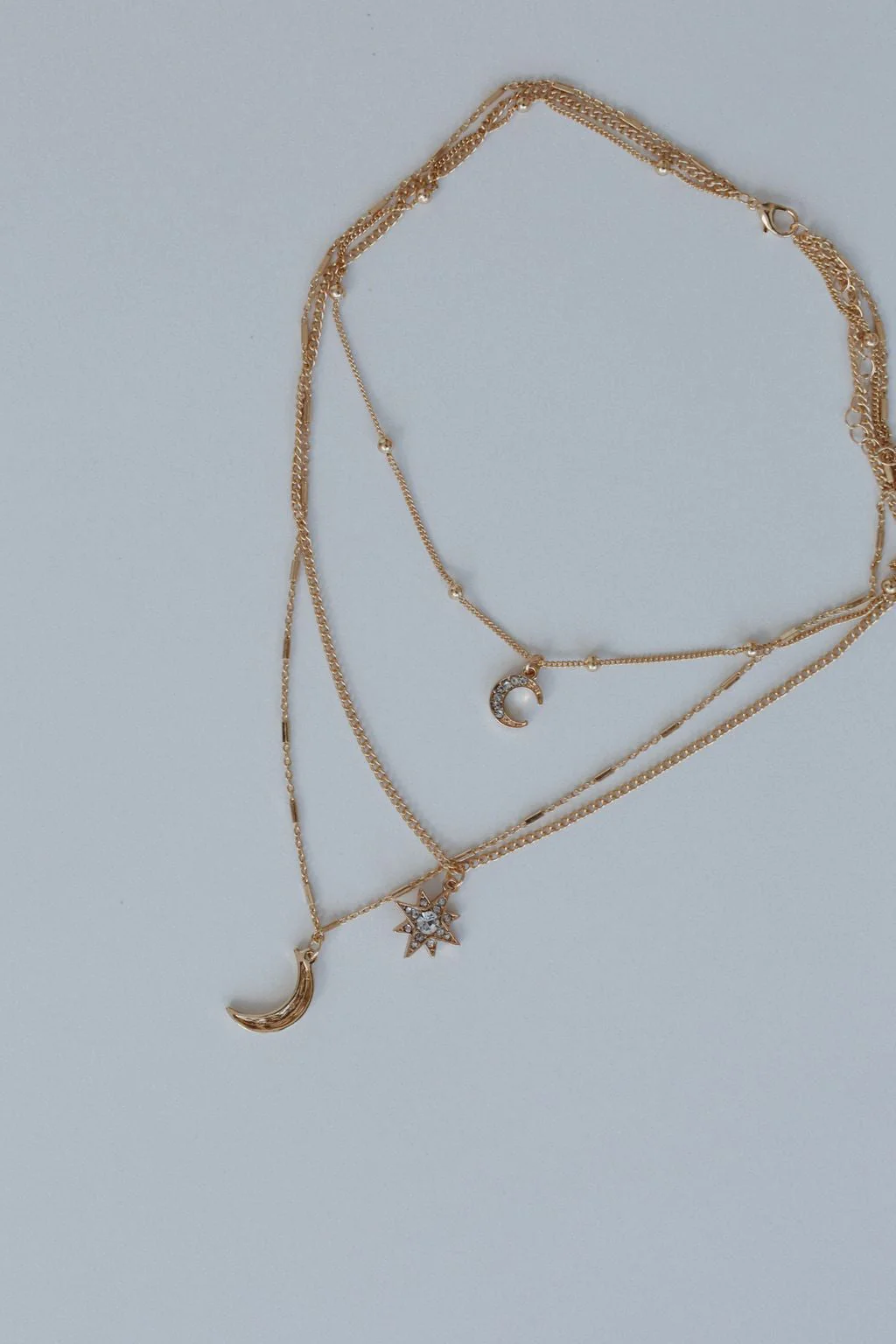 Moonbeam Layered Necklace - Gold - Image 3
