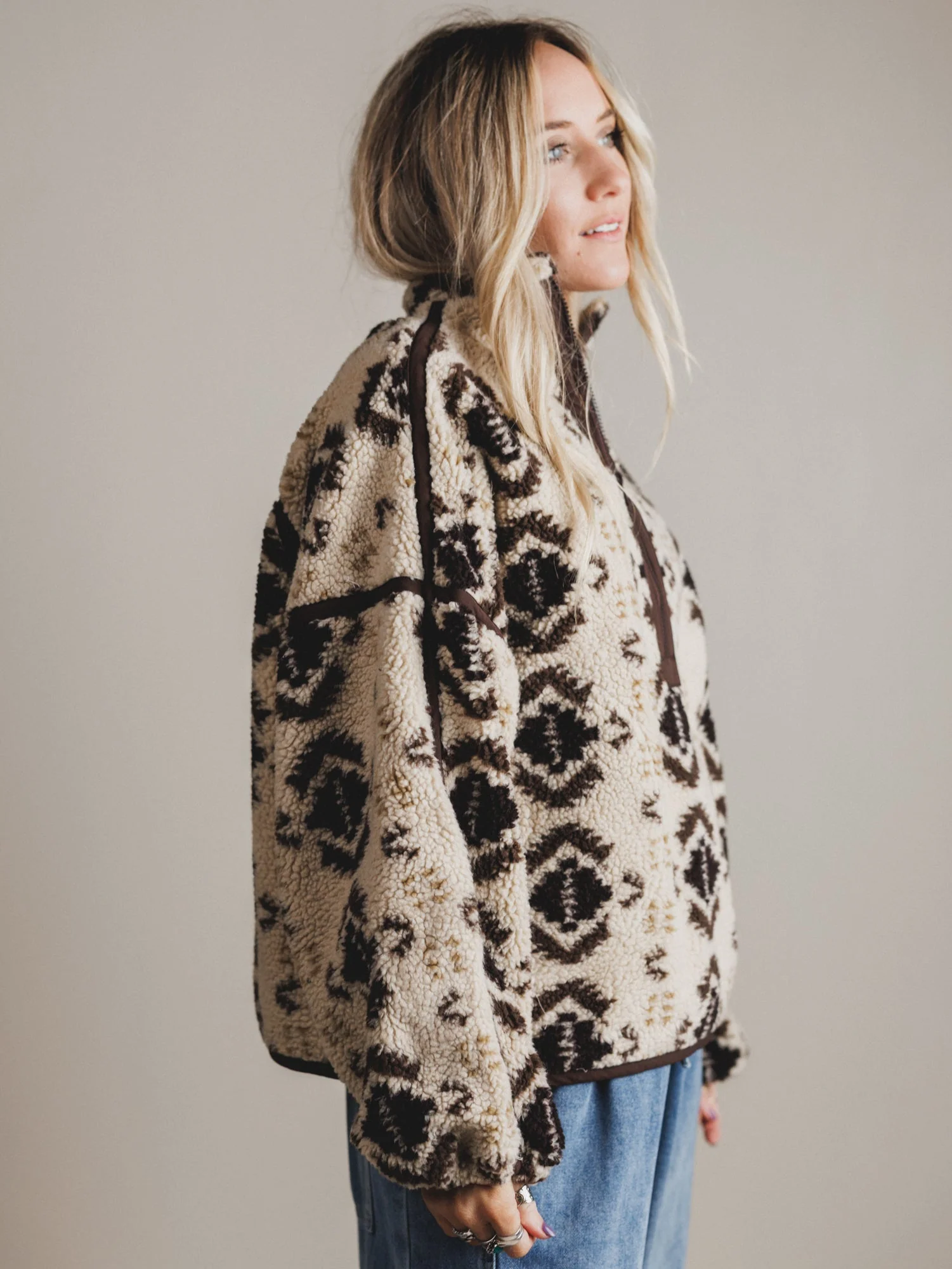 Mountain Calling Pullover - Stone - Image 4