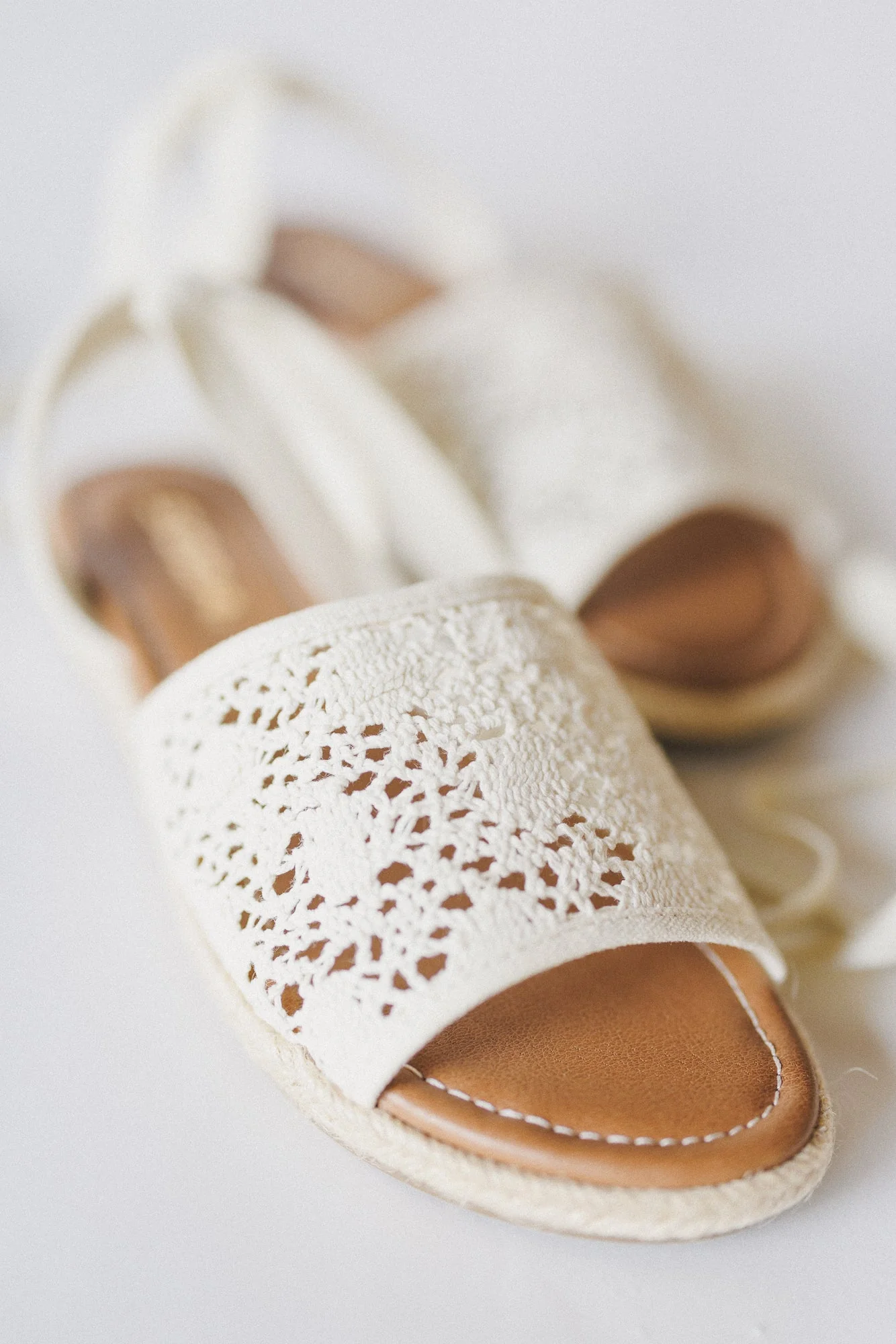 Naya Crochet Sandals - Beige - Image 3