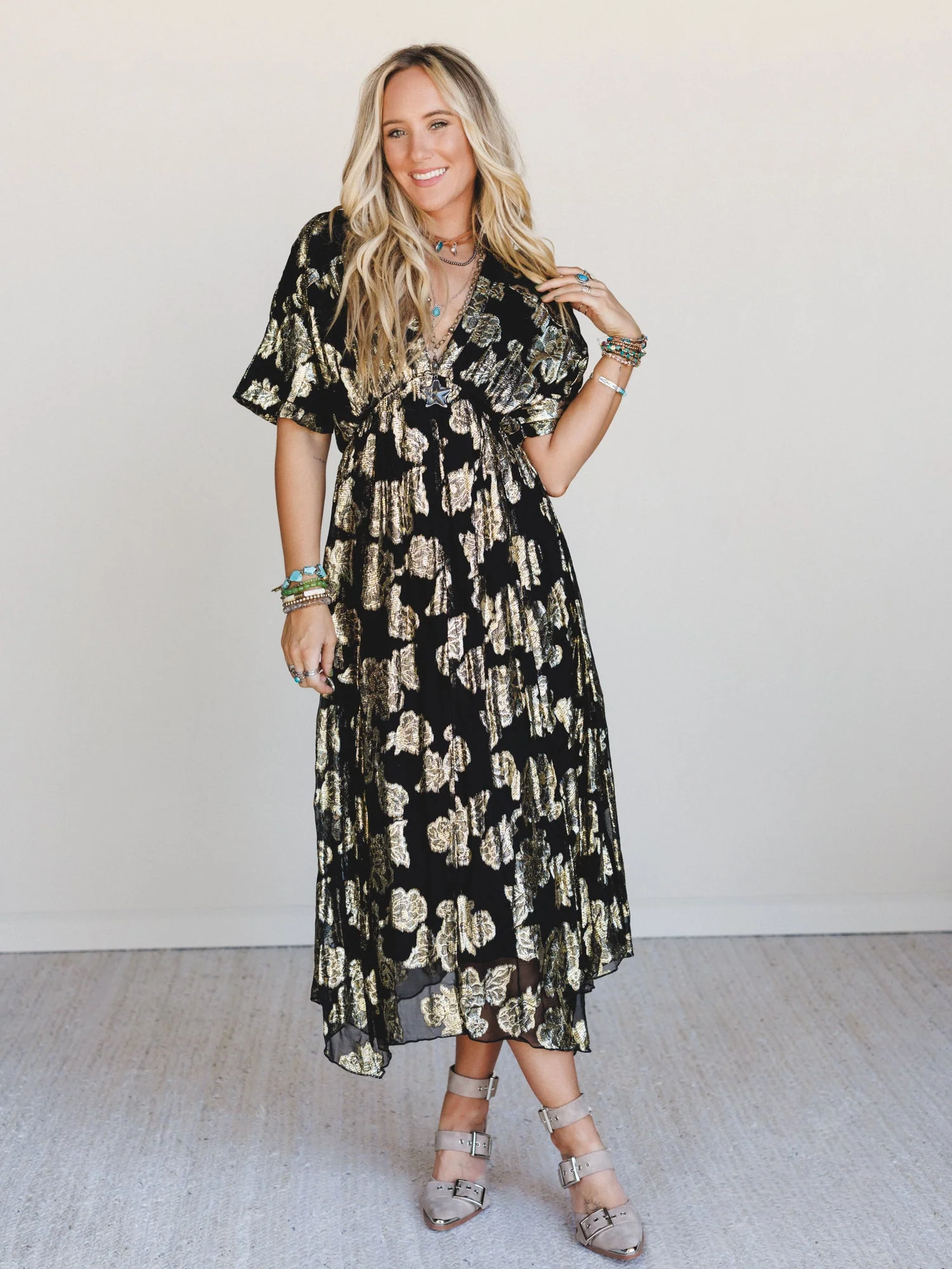 Nightflower Dress - Black - Image 2