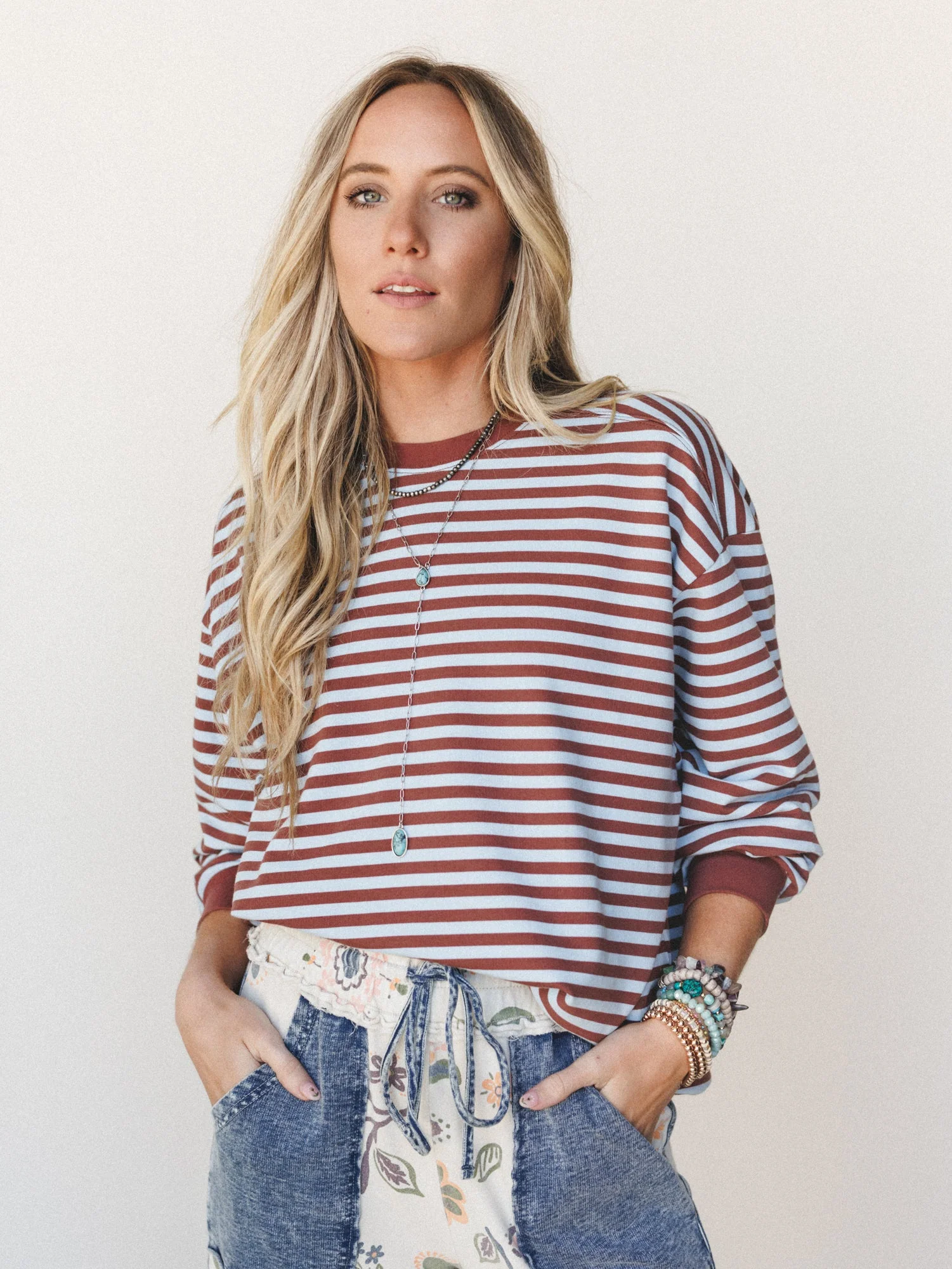 Now and Forever Pullover - Brown