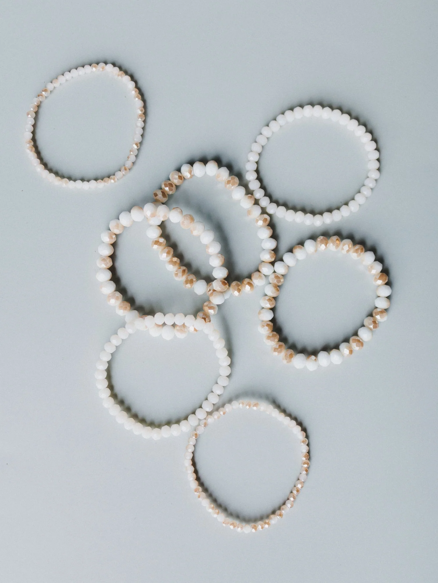 Nyssa Bracelet Set - Beige - Image 4