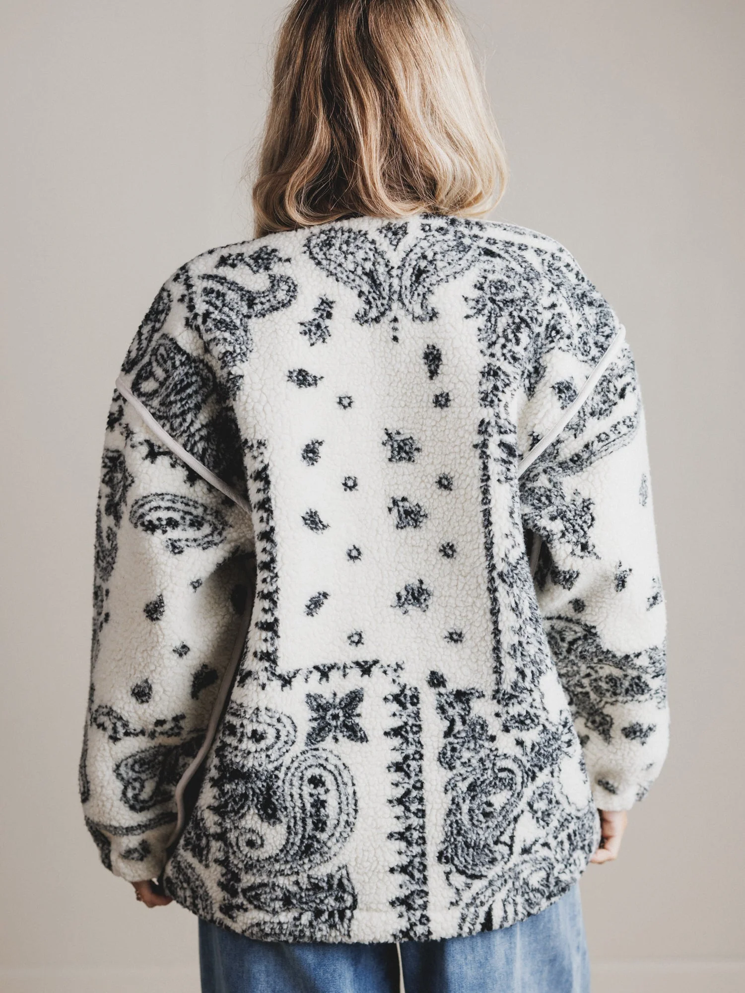 Paisley Soul Jacket - Ivory Multi - Image 4