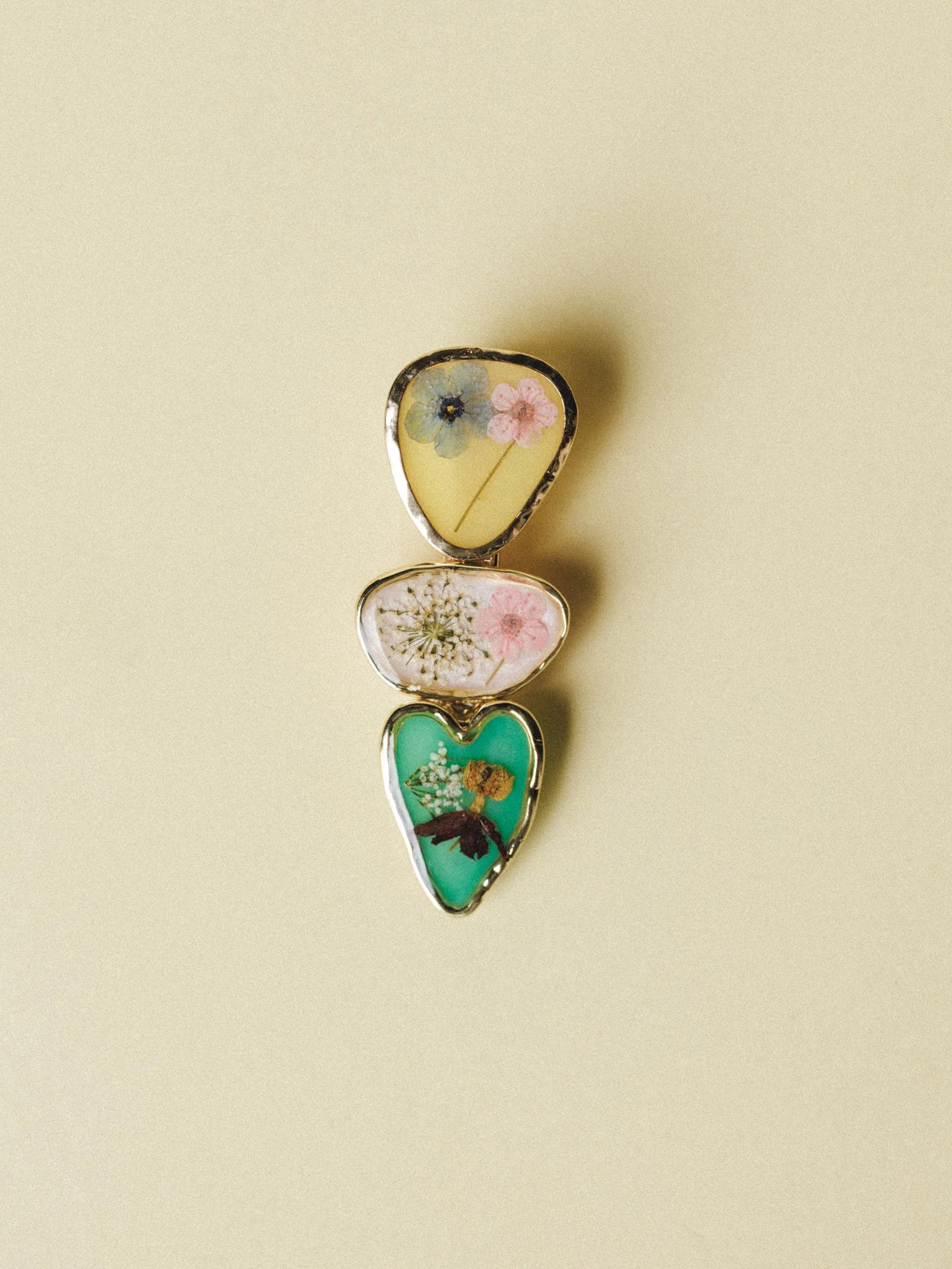 Petals Of Past Hair Clip - Multi - Image 2