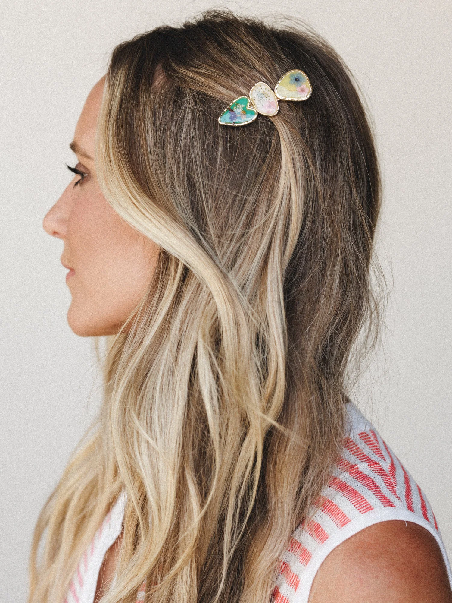 Petals Of Past Hair Clip - Multi - Image 3