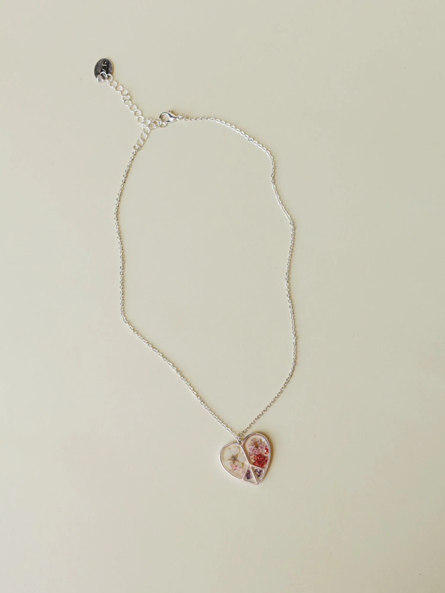 Petals Of Peace Necklace - Silver