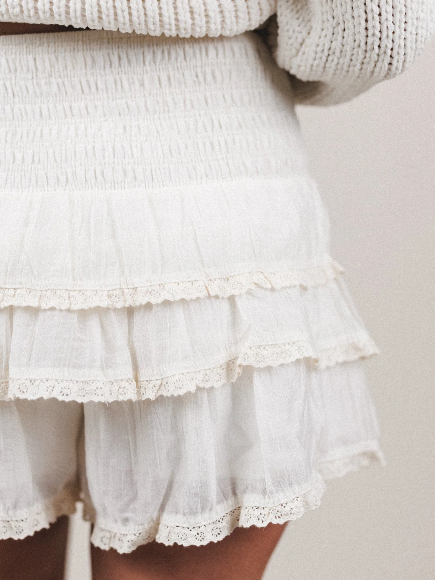 Prairie Solstice Shorts - Ivory - Image 3