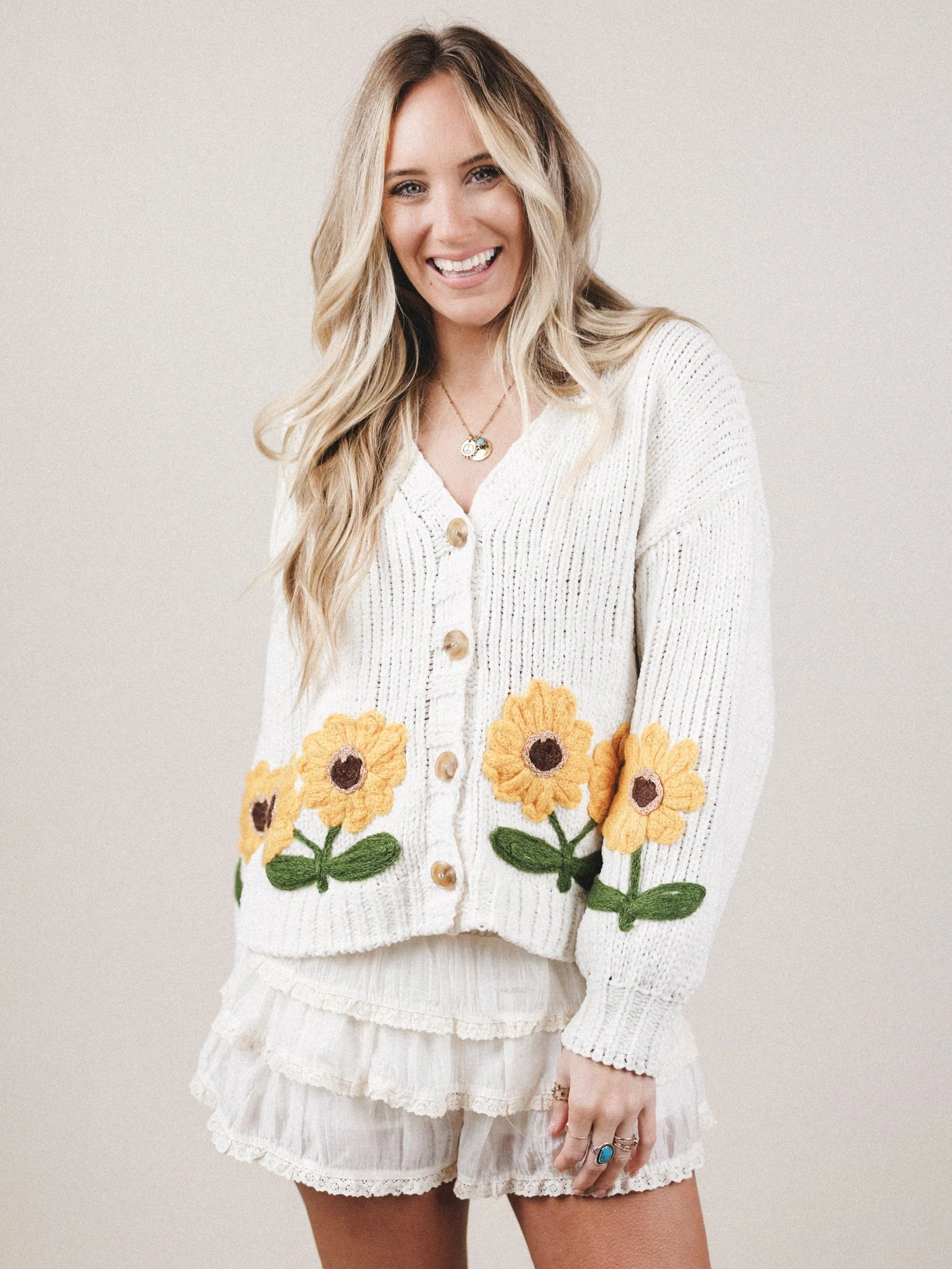 Prairie Solstice Shorts - Ivory - Image 4