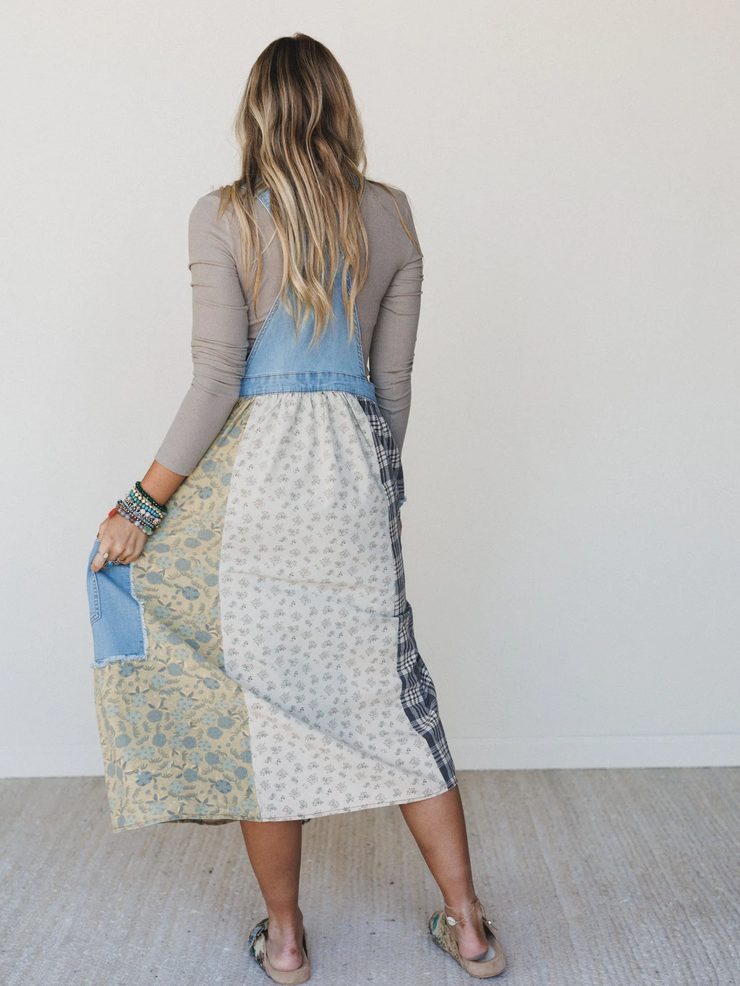 Prairie Star Dress - Denim - Image 6