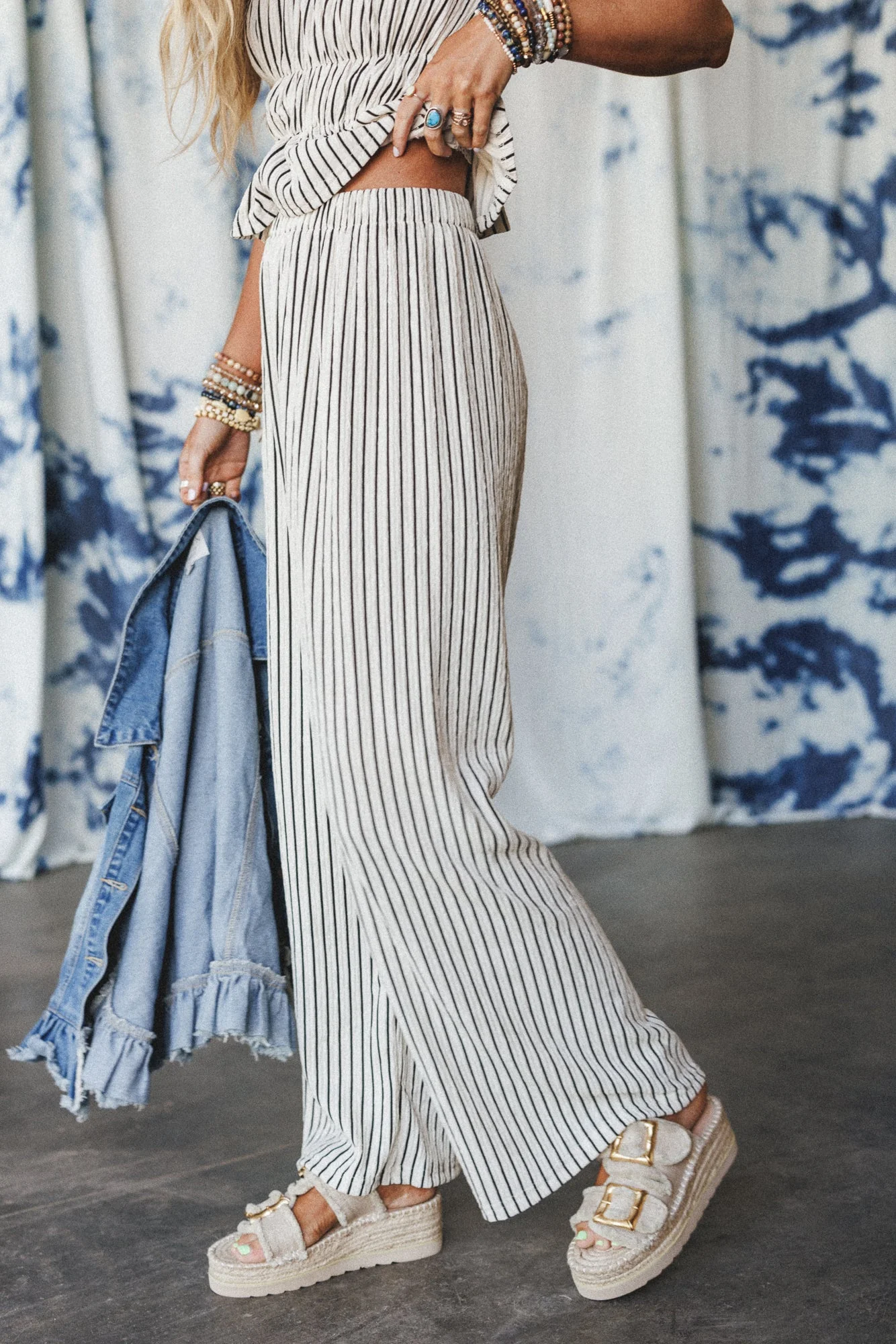 Pushing Limits Striped Pants - Natural - Image 2