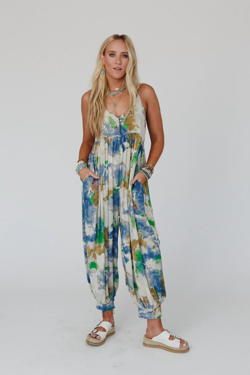 Radiant Dusk Jumpsuit - Blue - Image 6