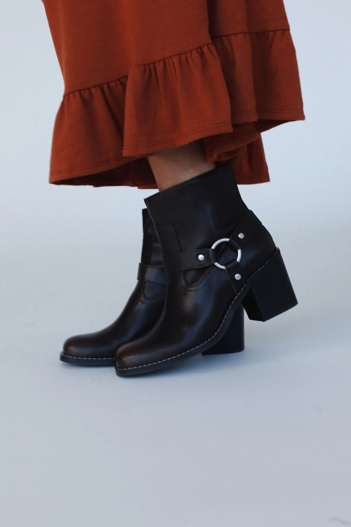 Rebel Stride Boots - Coffee - Image 3