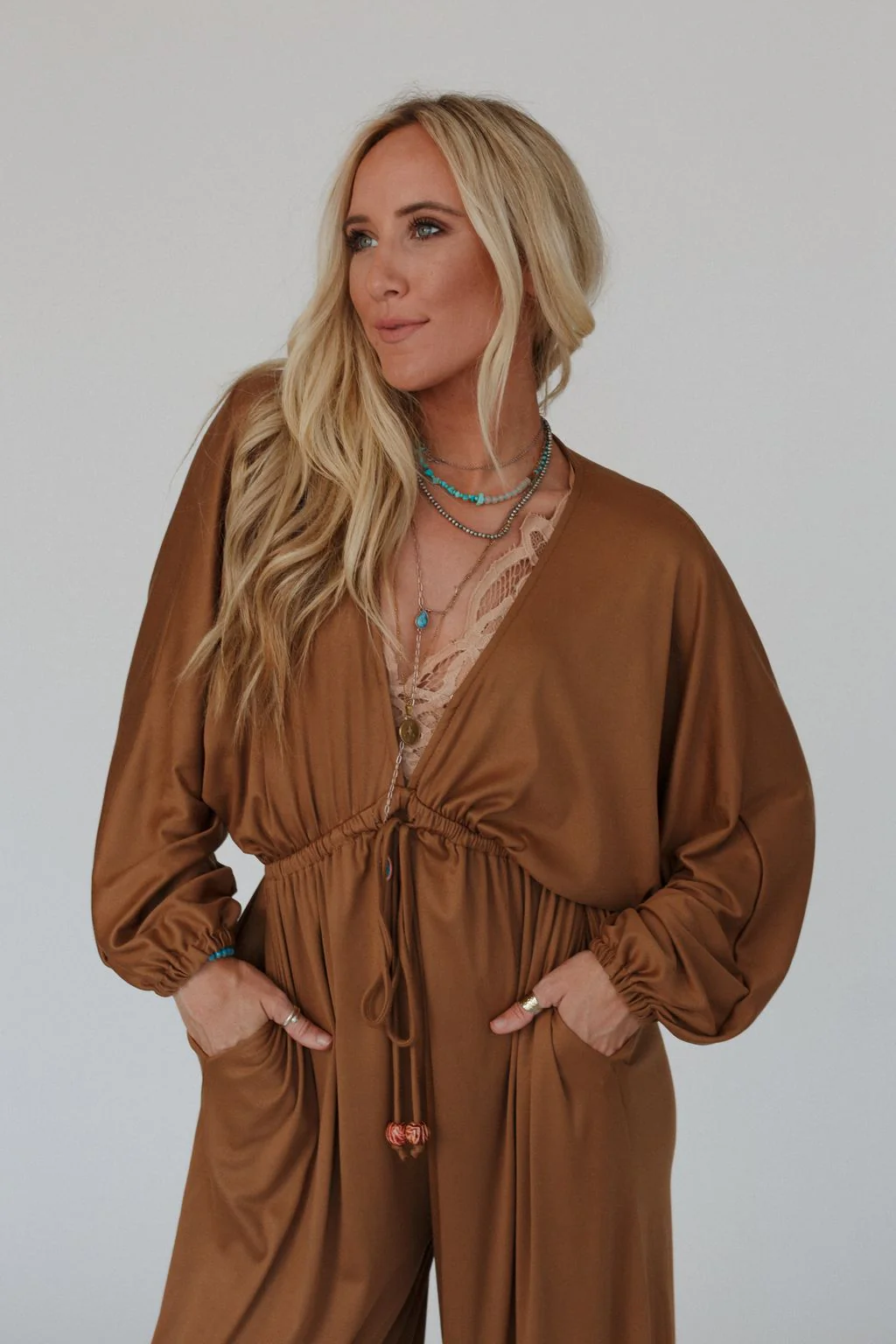 The Nest Roaming Dream Jumpsuit - Chestnut - Image 5