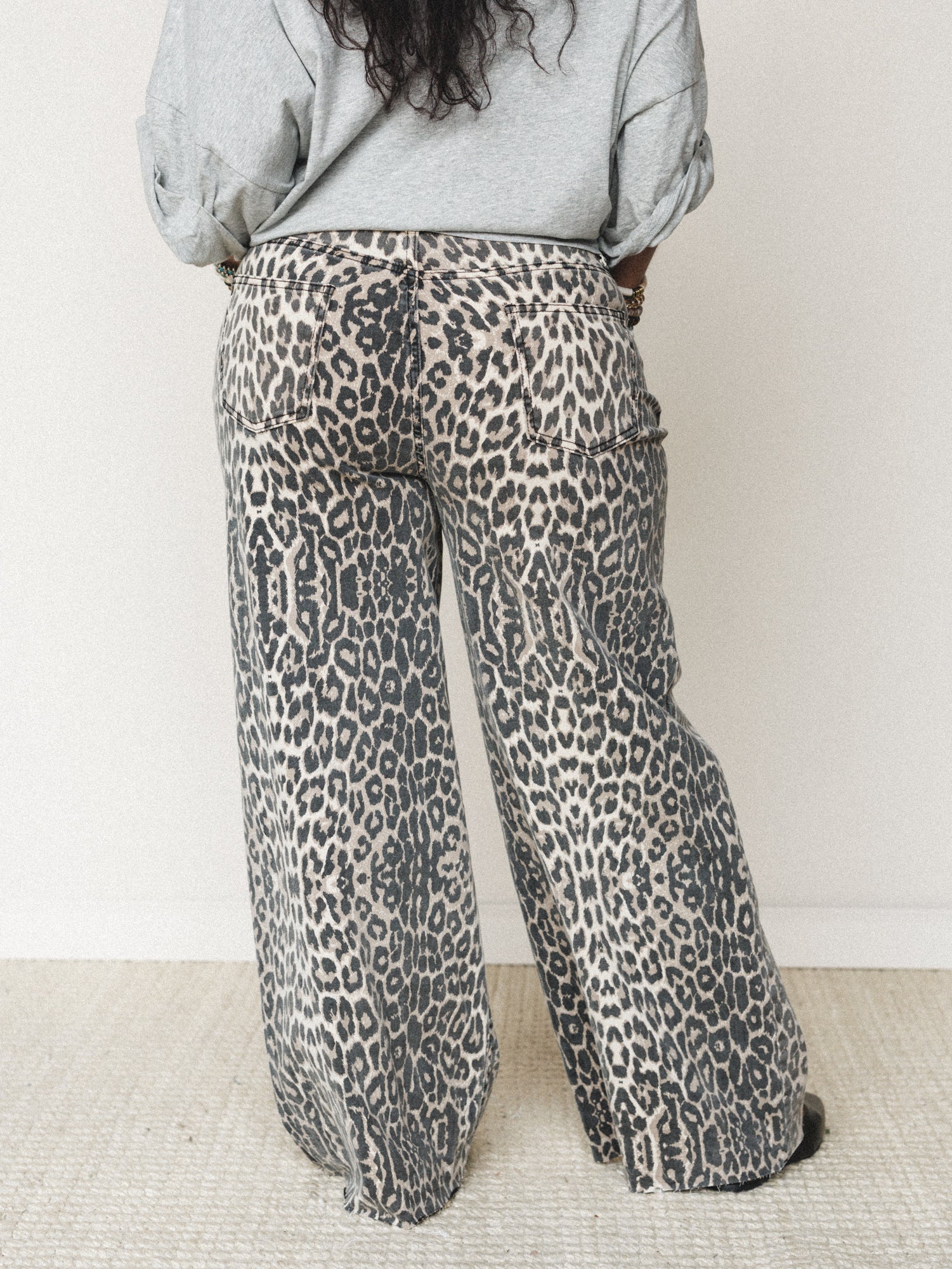 Roaming Leopard Print Pants - Brown - Image 8