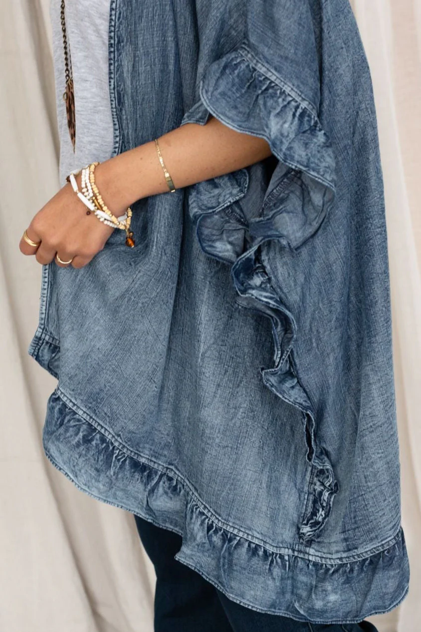 Robbie Denim Jacket - Blue - Image 4