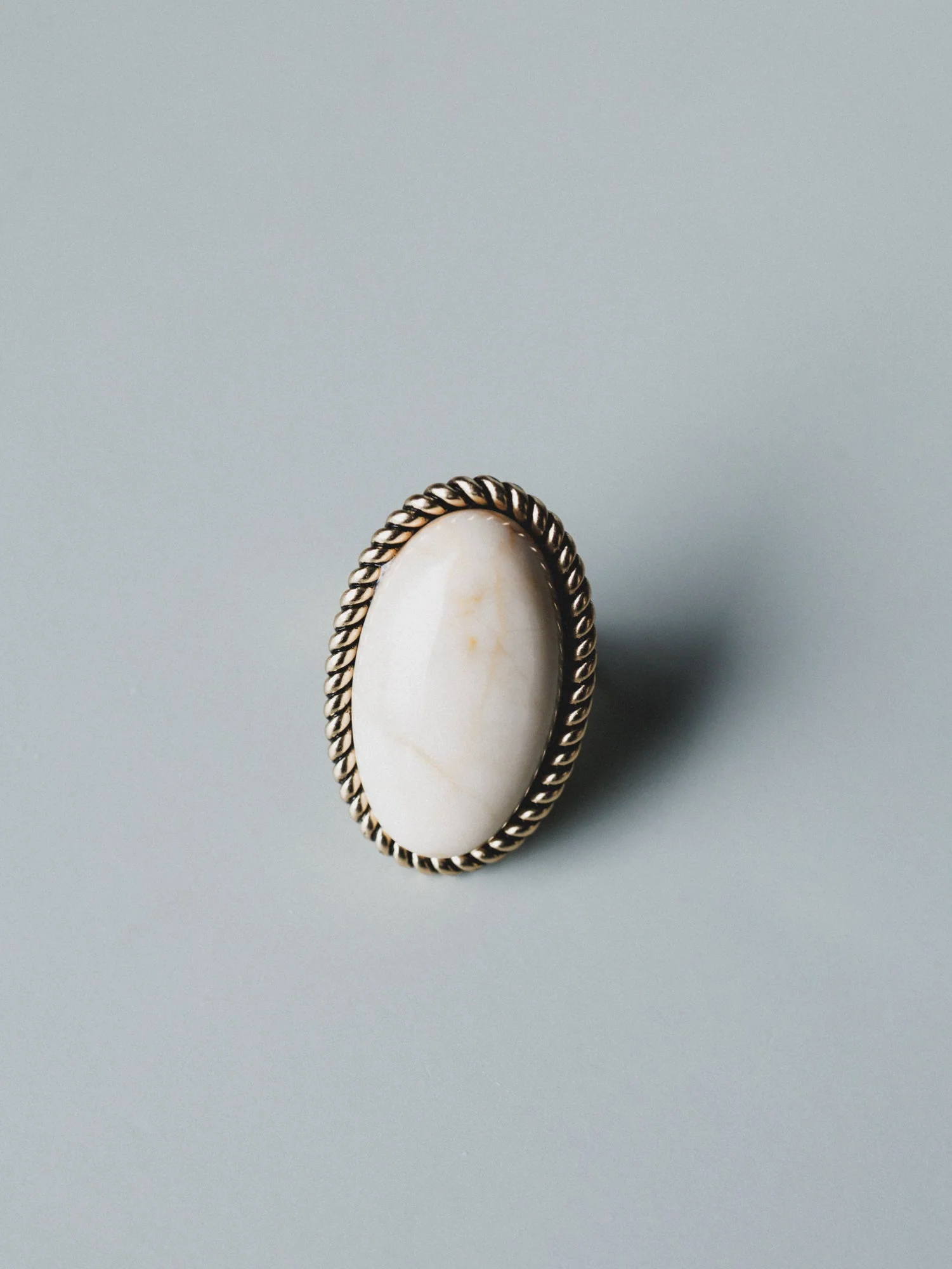 Roma Sun Stone Ring - White - Image 5