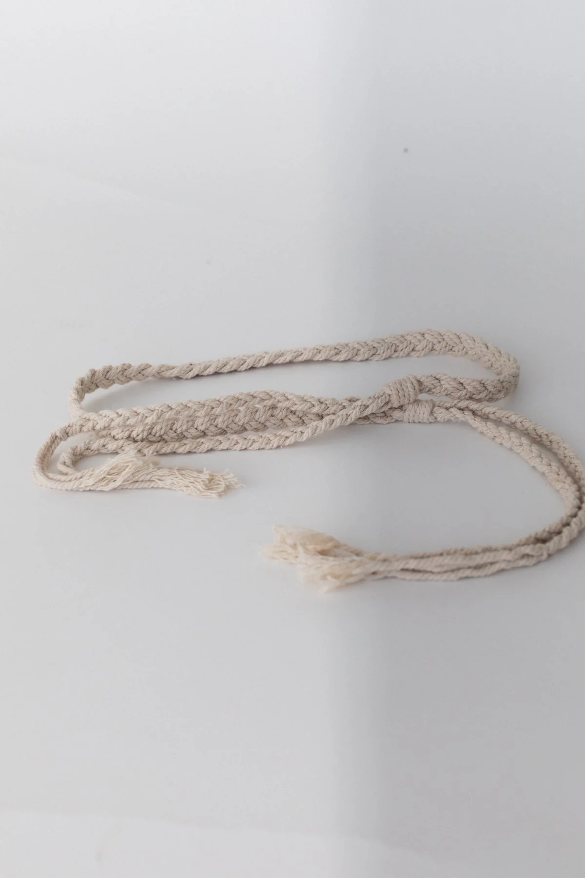 Roman Braided Belt - Ivory - Image 3