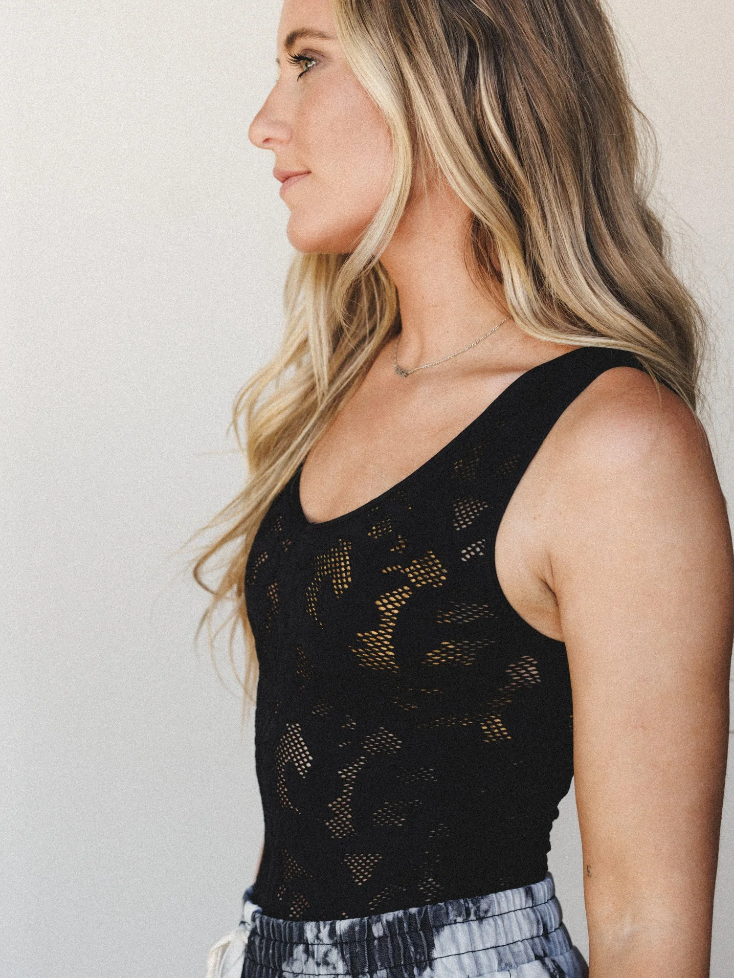 Rosey Dreams Bodysuit - Black - Image 2