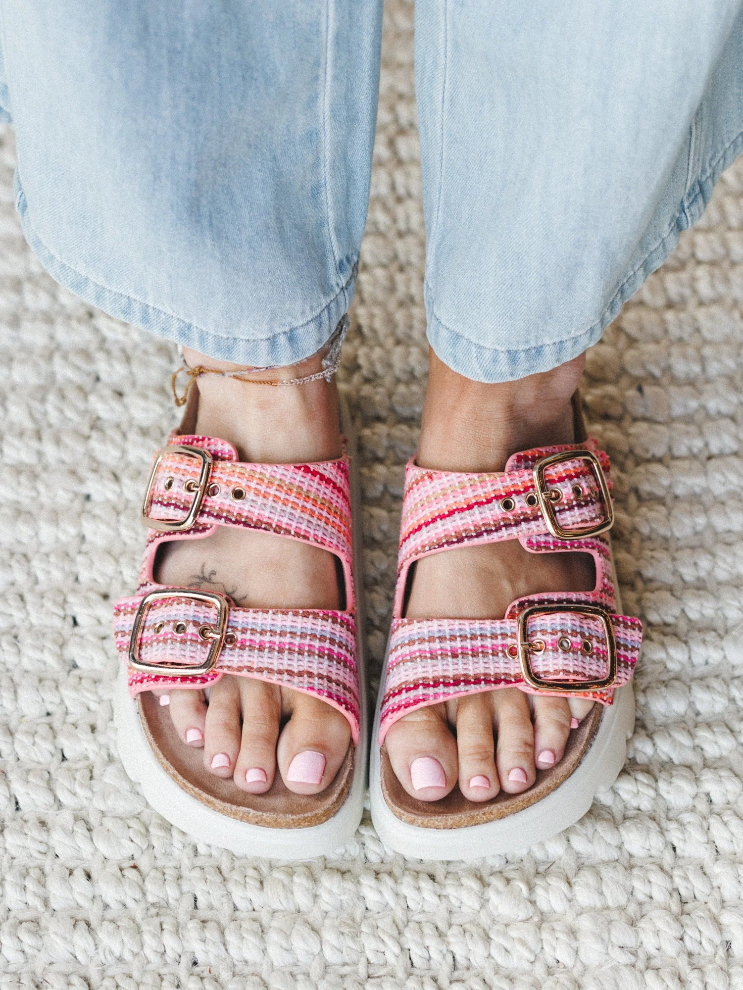 Rumor Has It Sandals - Pink Multi - Image 3