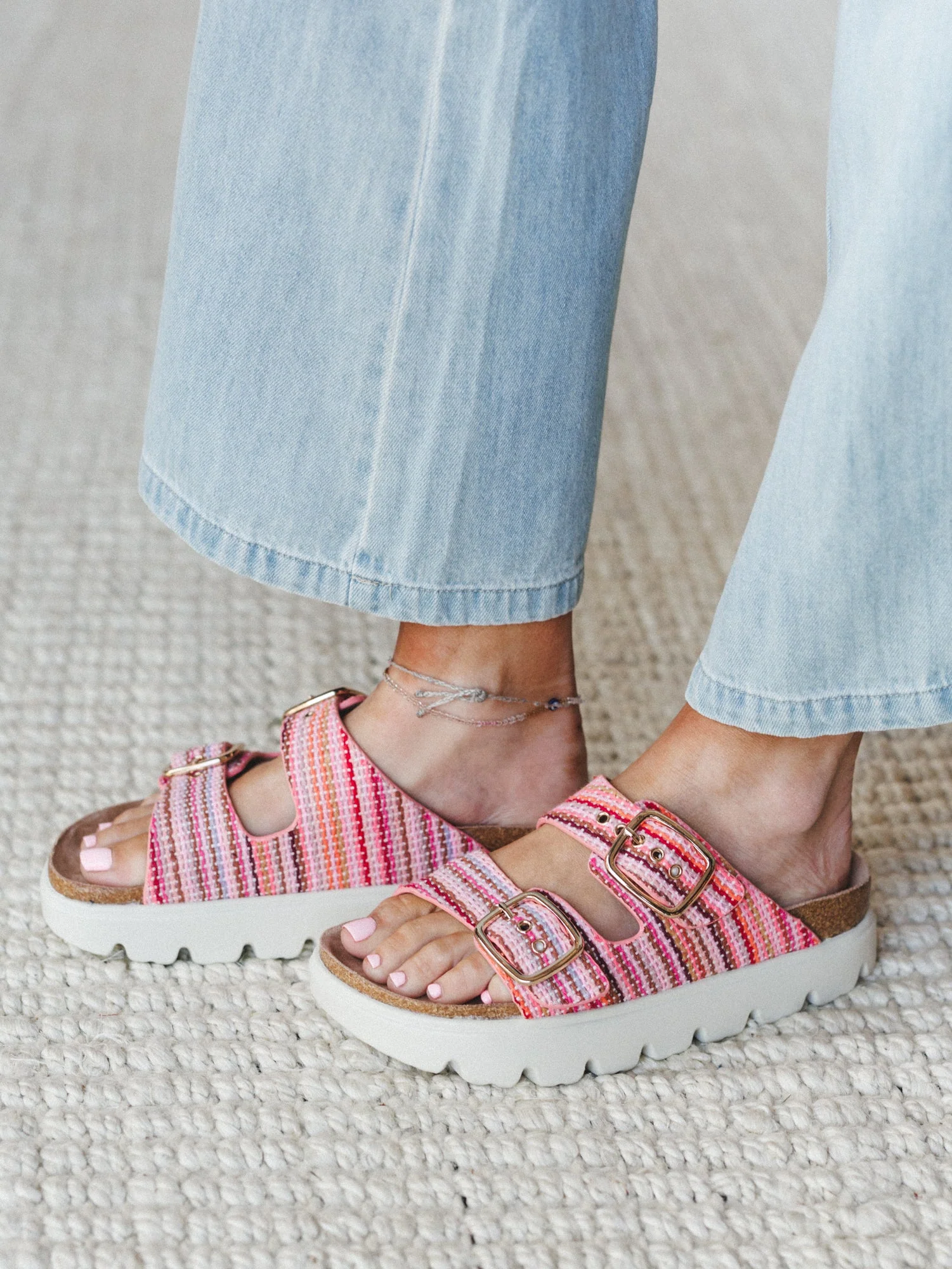 Rumor Has It Sandals - Pink Multi - Image 4