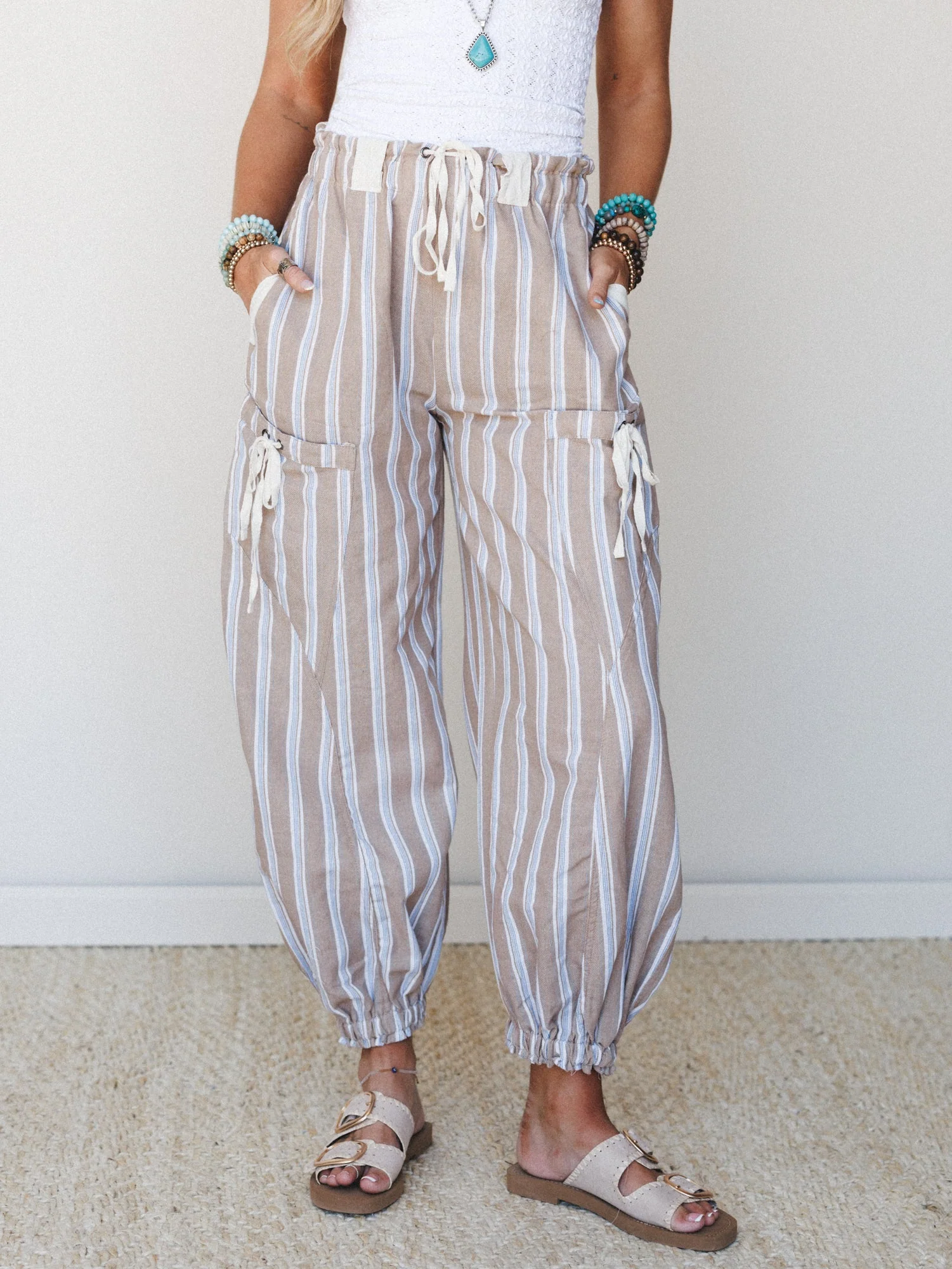 Sail Away Pants - Almond Latte - Image 2