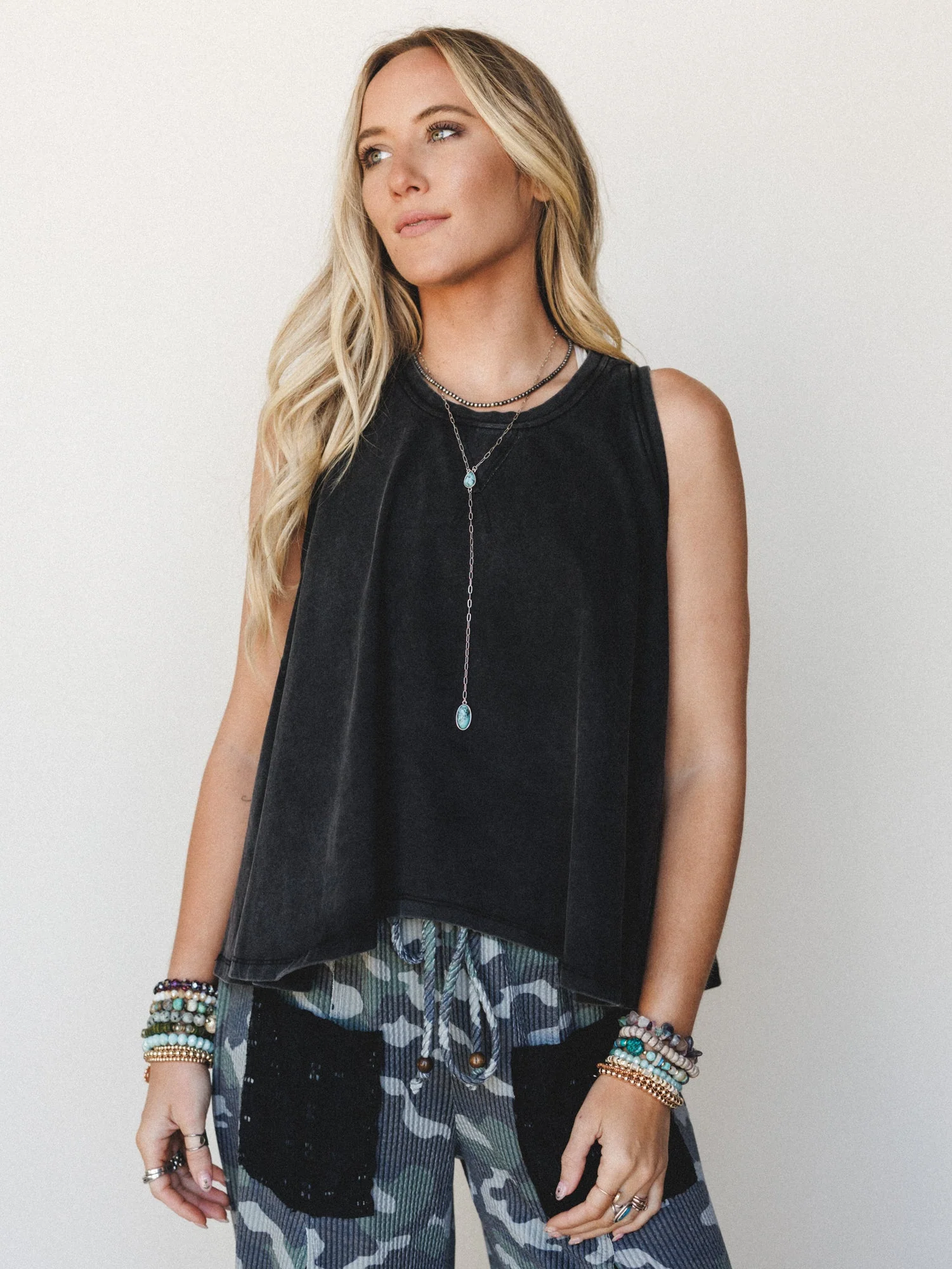 Sienna Wave Top - Ash Black - Image 3