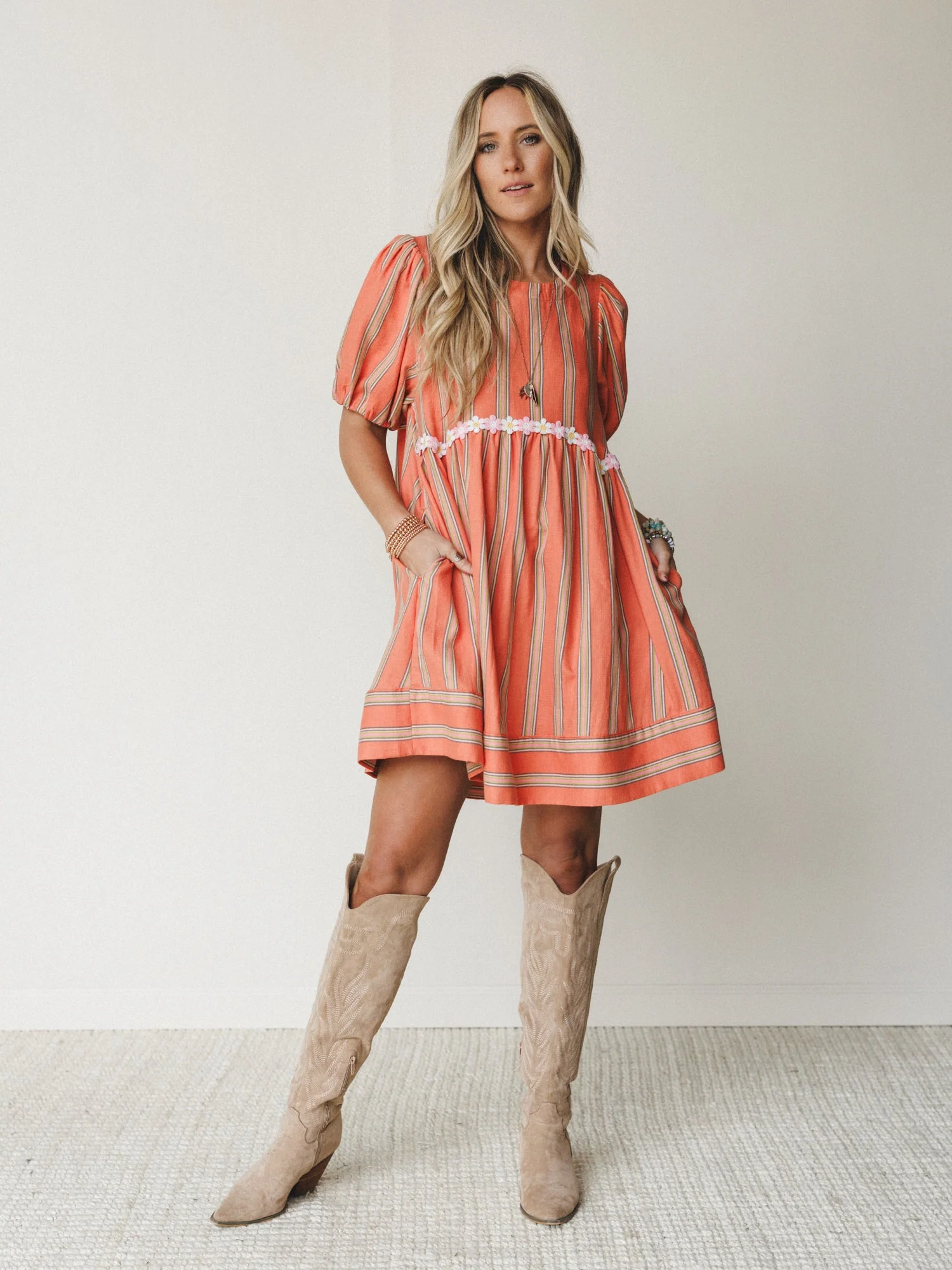 Solar Flare Dress

 - Tangerine - Image 2