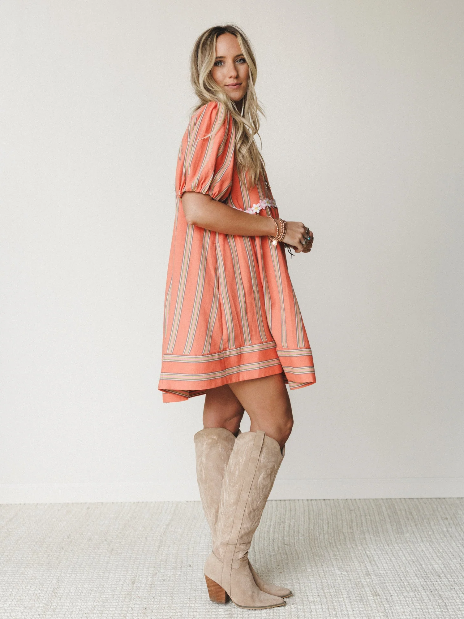 Solar Flare Dress

 - Tangerine - Image 4
