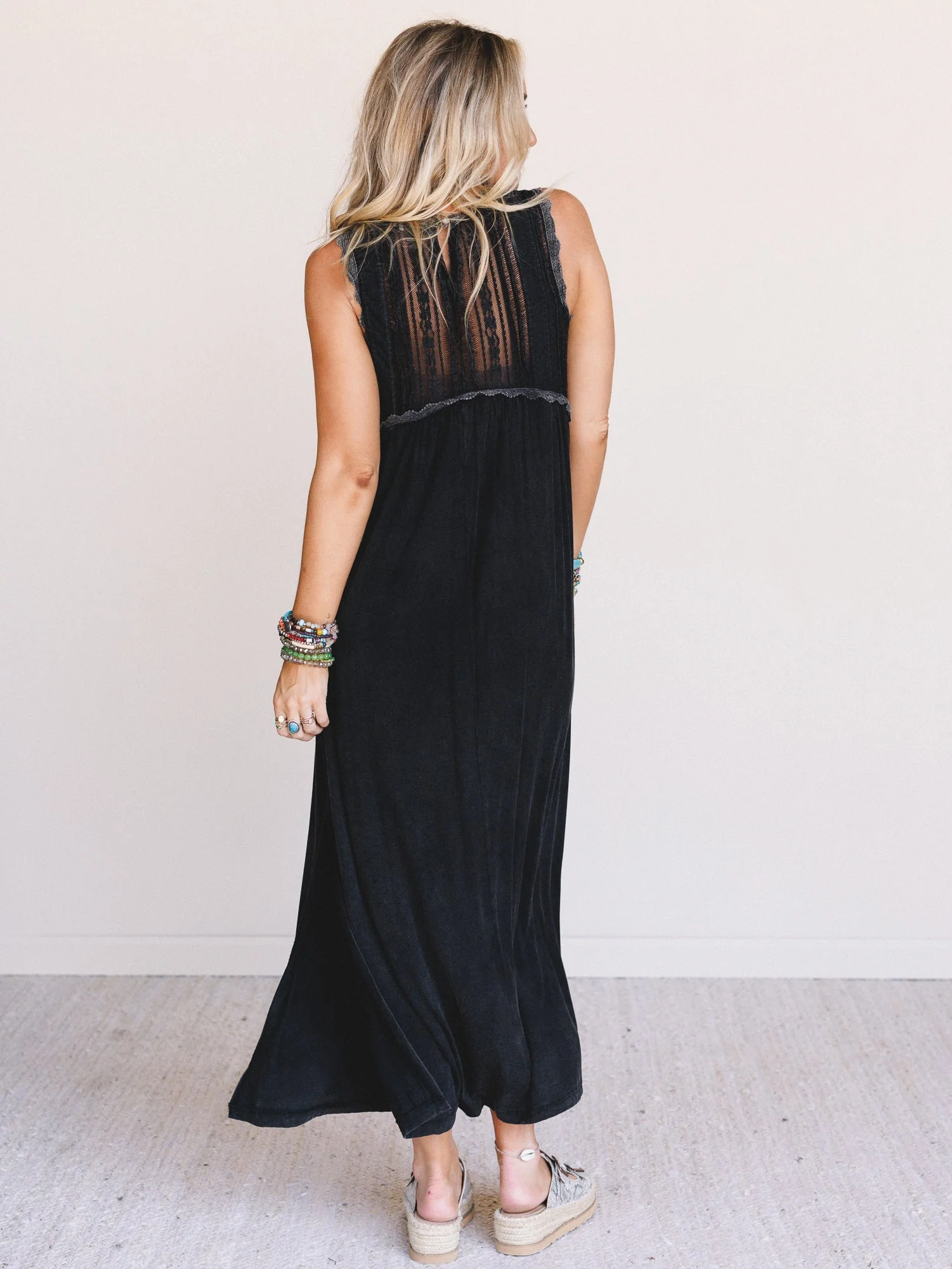 Soul Glow Maxi Dress - Black - Image 7
