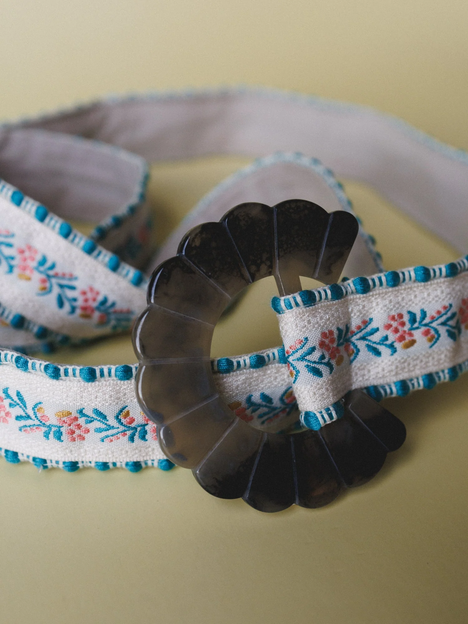 Spring Flower Belt
 - Teal - Image 3