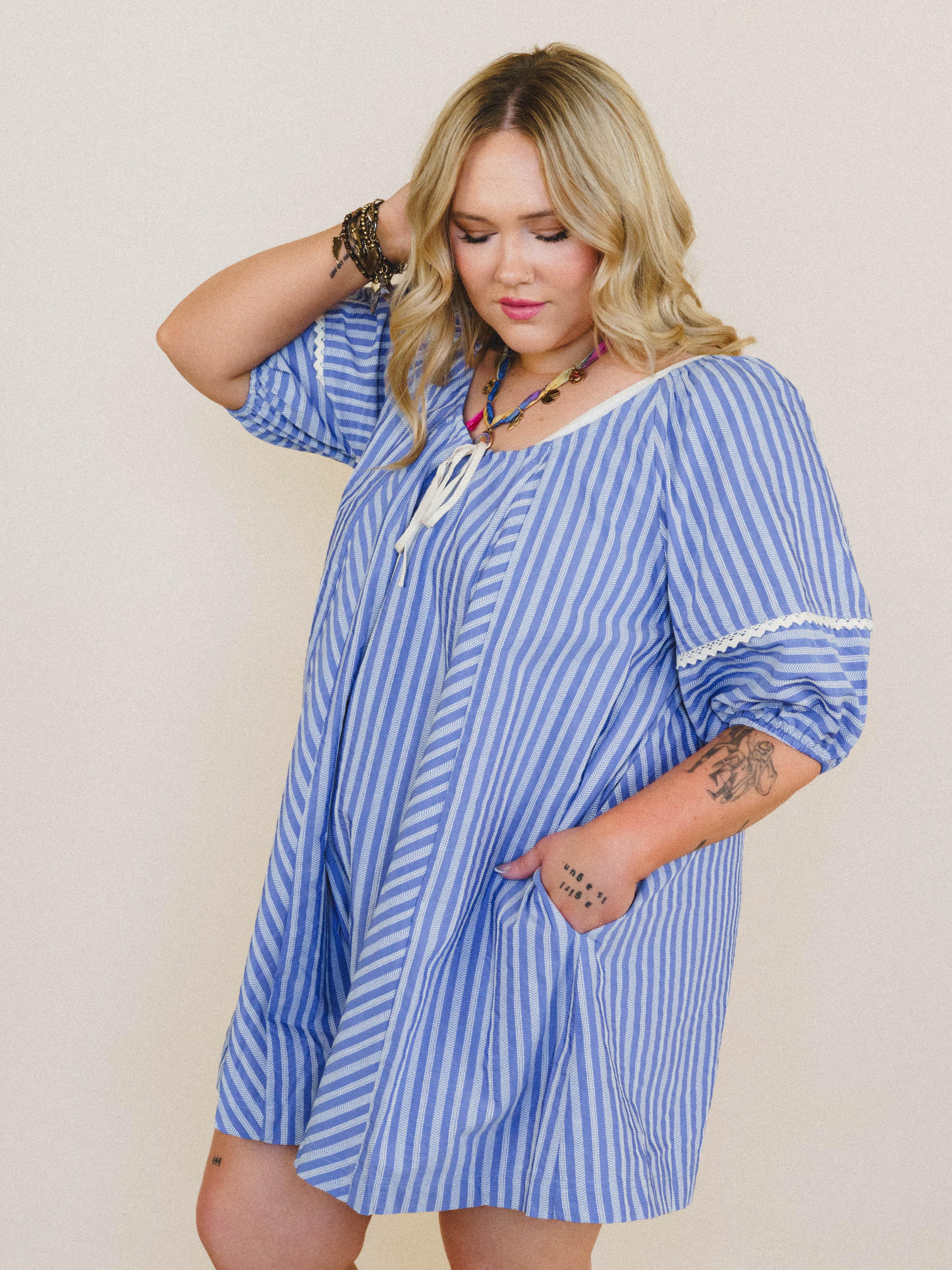 Springtime Romper - Denim Blue - Image 2