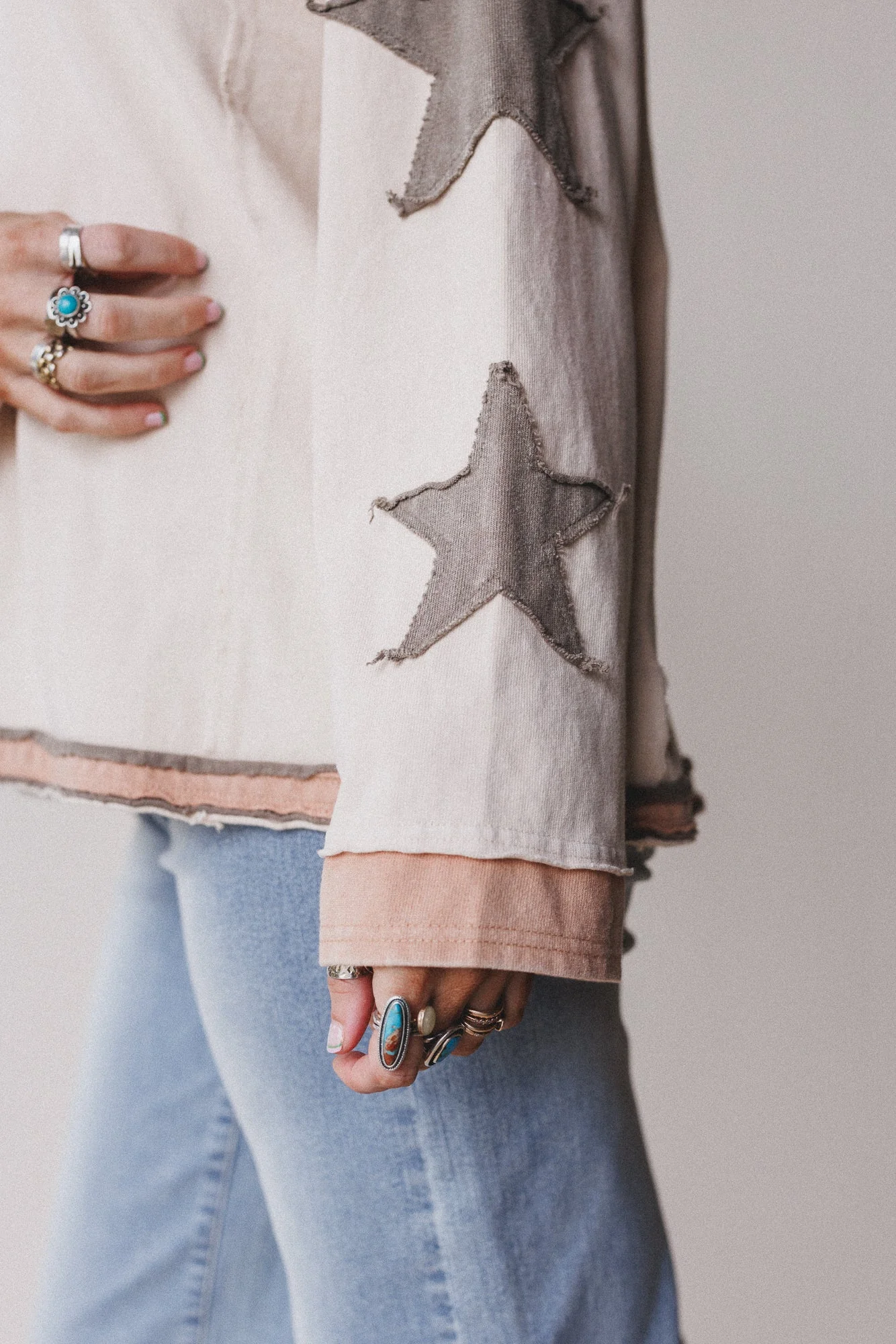 Starry Society Pullover - Oatmeal - Image 3