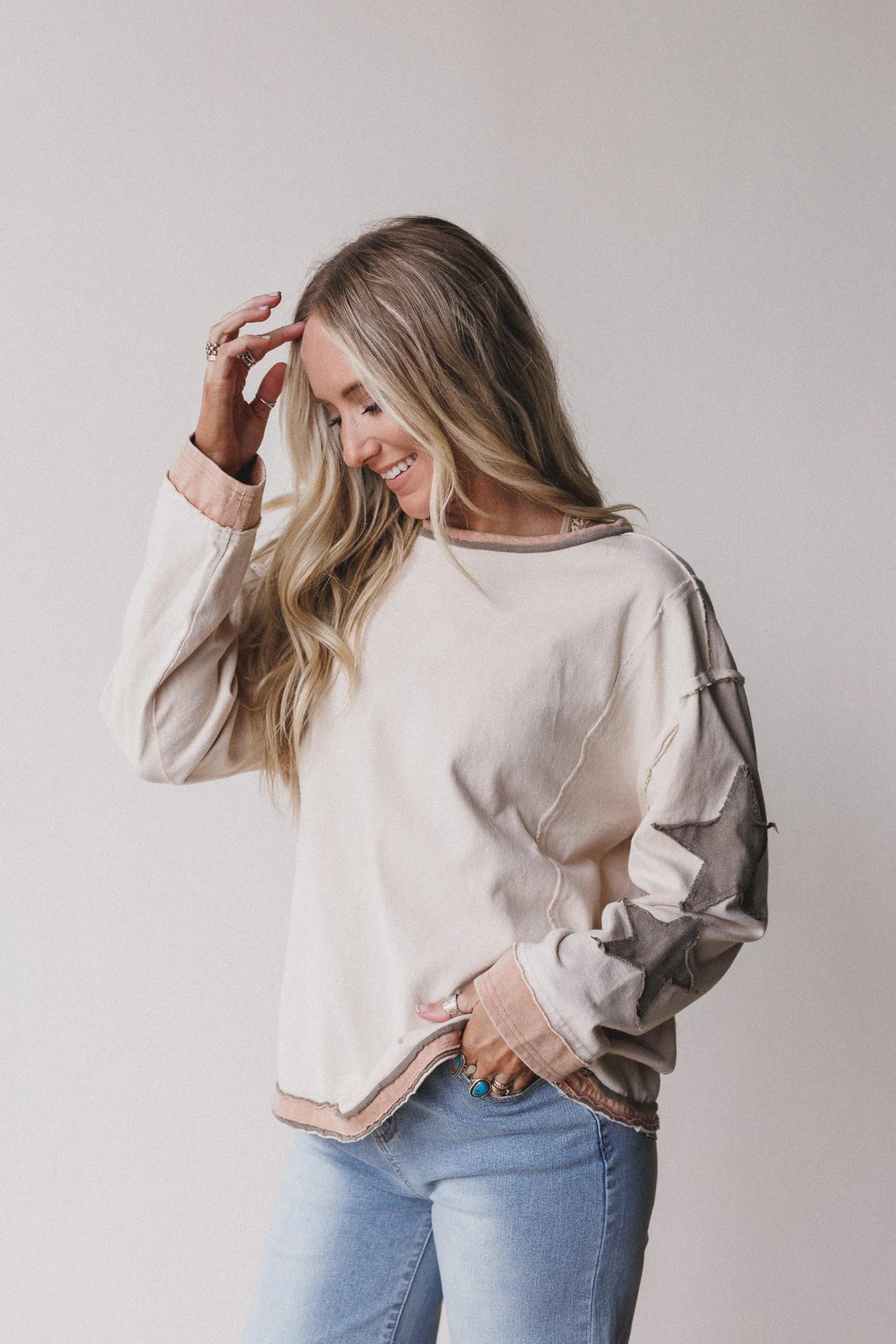 Starry Society Pullover - Oatmeal - Image 4