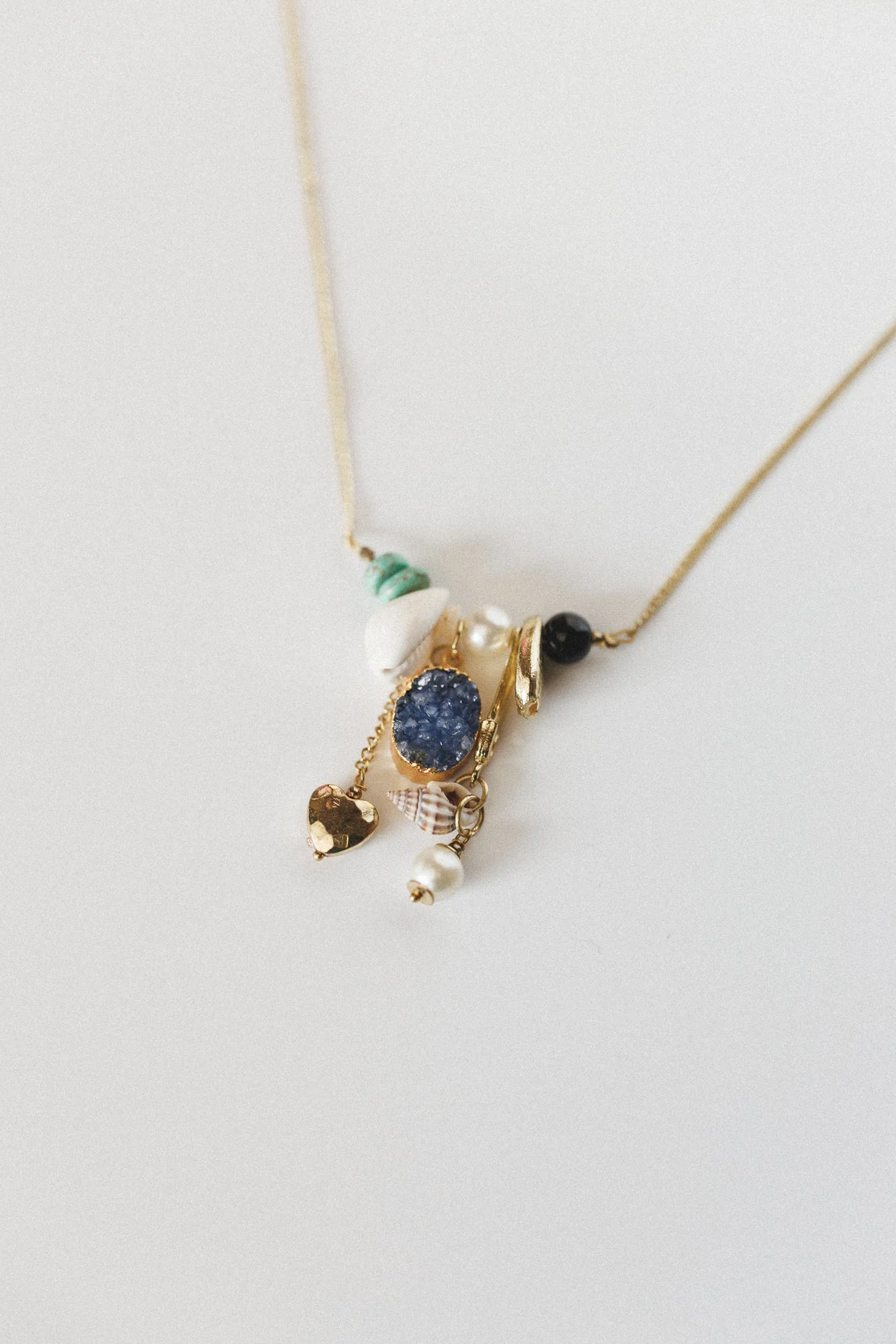 Sunkissed Shells Necklace - Gold - Image 3