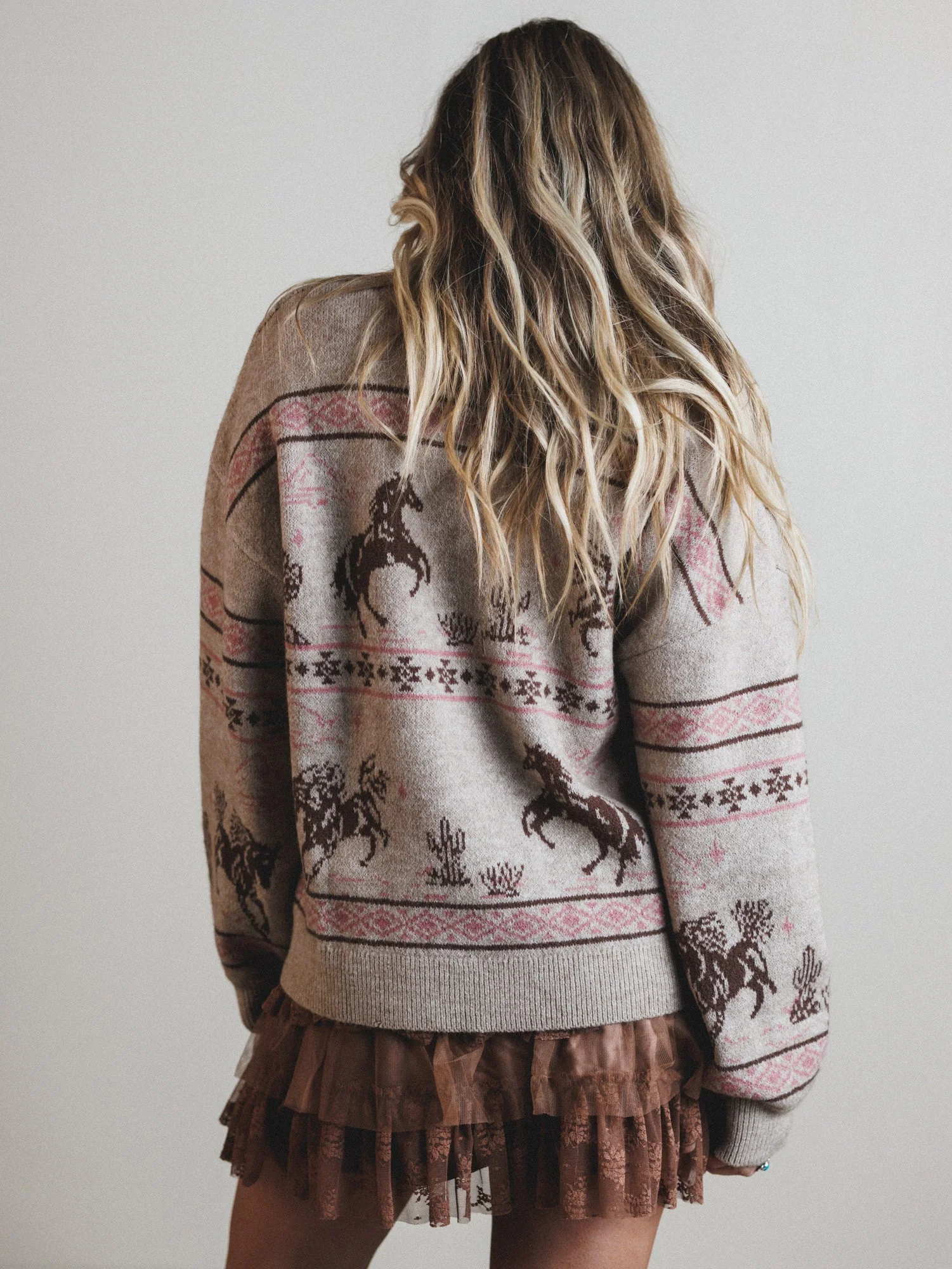 Sunset Stride Sweater - Taupe - Image 7