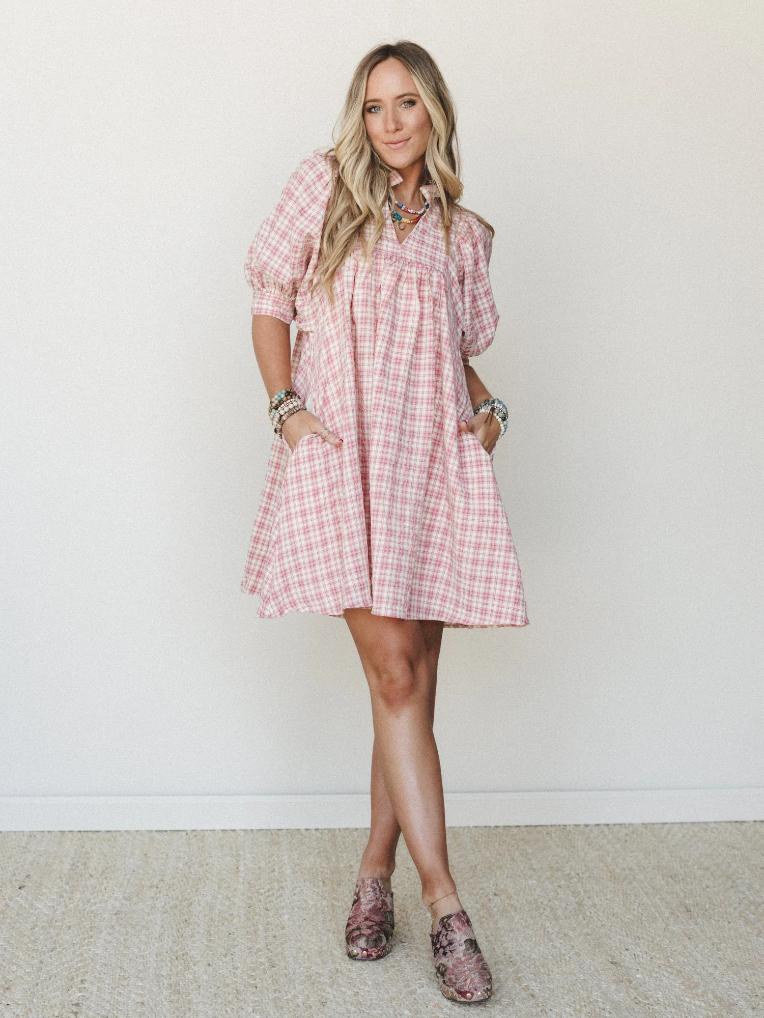 Sunset Willow Dress - Pink