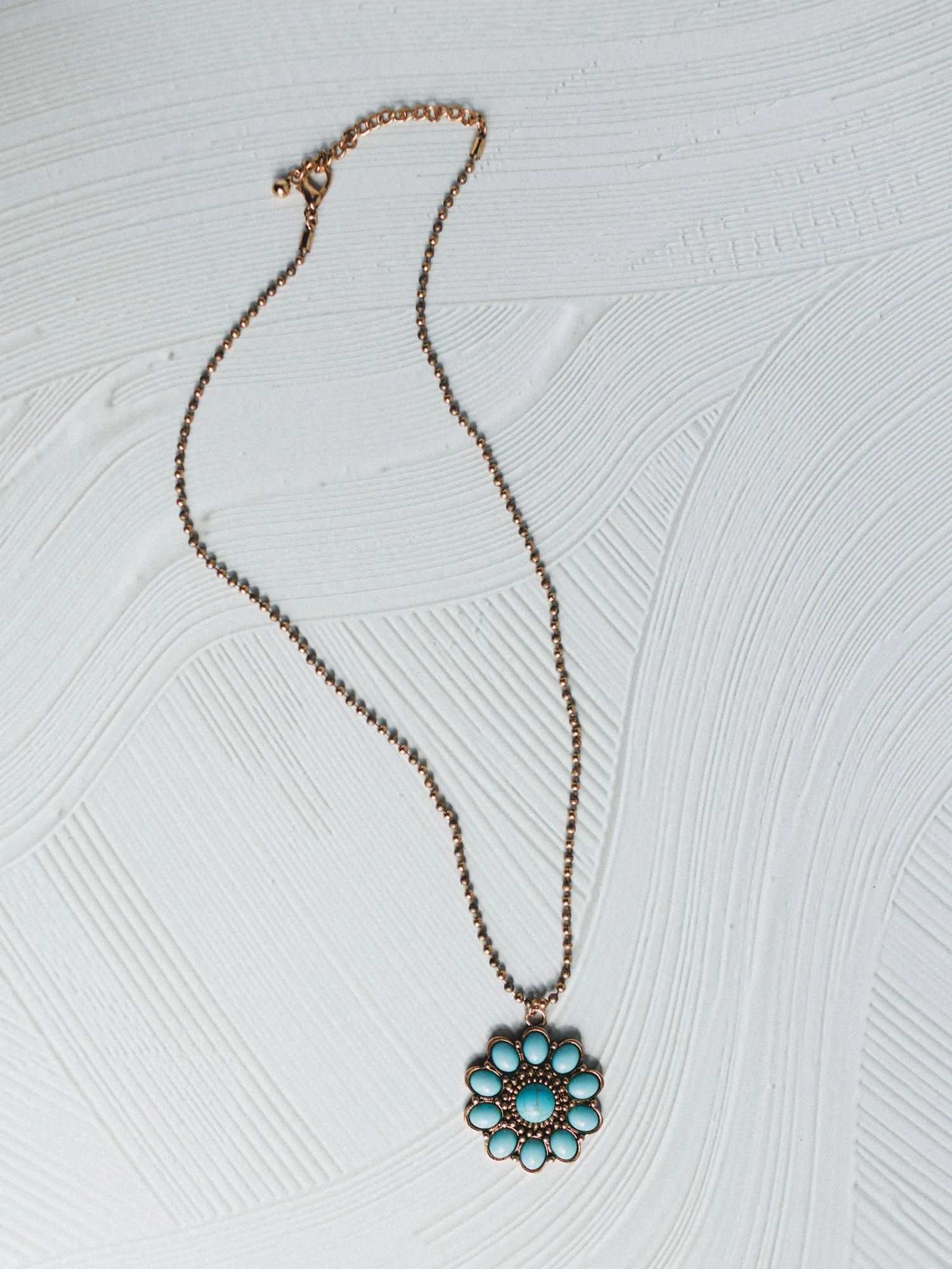 Suntrace Necklace - Turquoise - Image 3