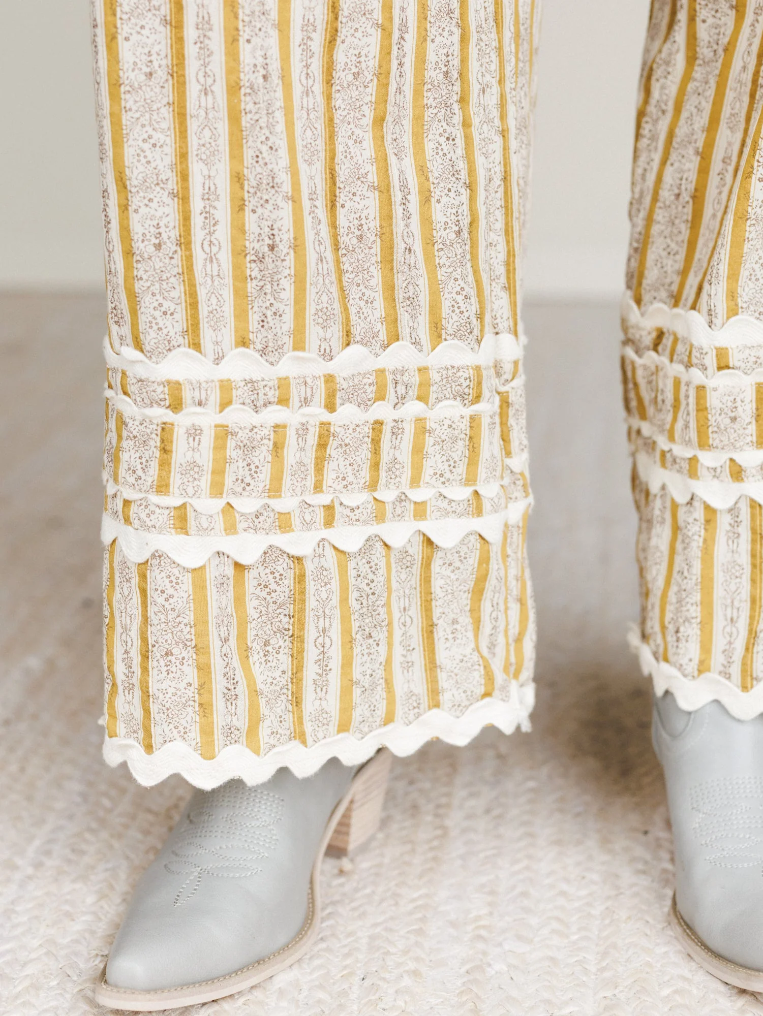 Sweet Country Wide Leg Pants - Mustard - Image 5