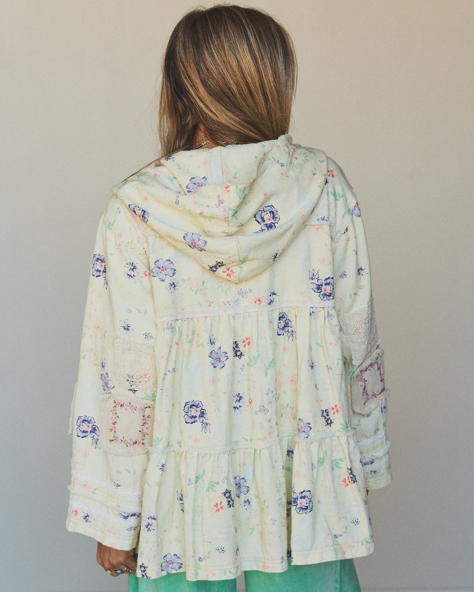 Sweet Energy Shacket - Cream Floral - Image 5