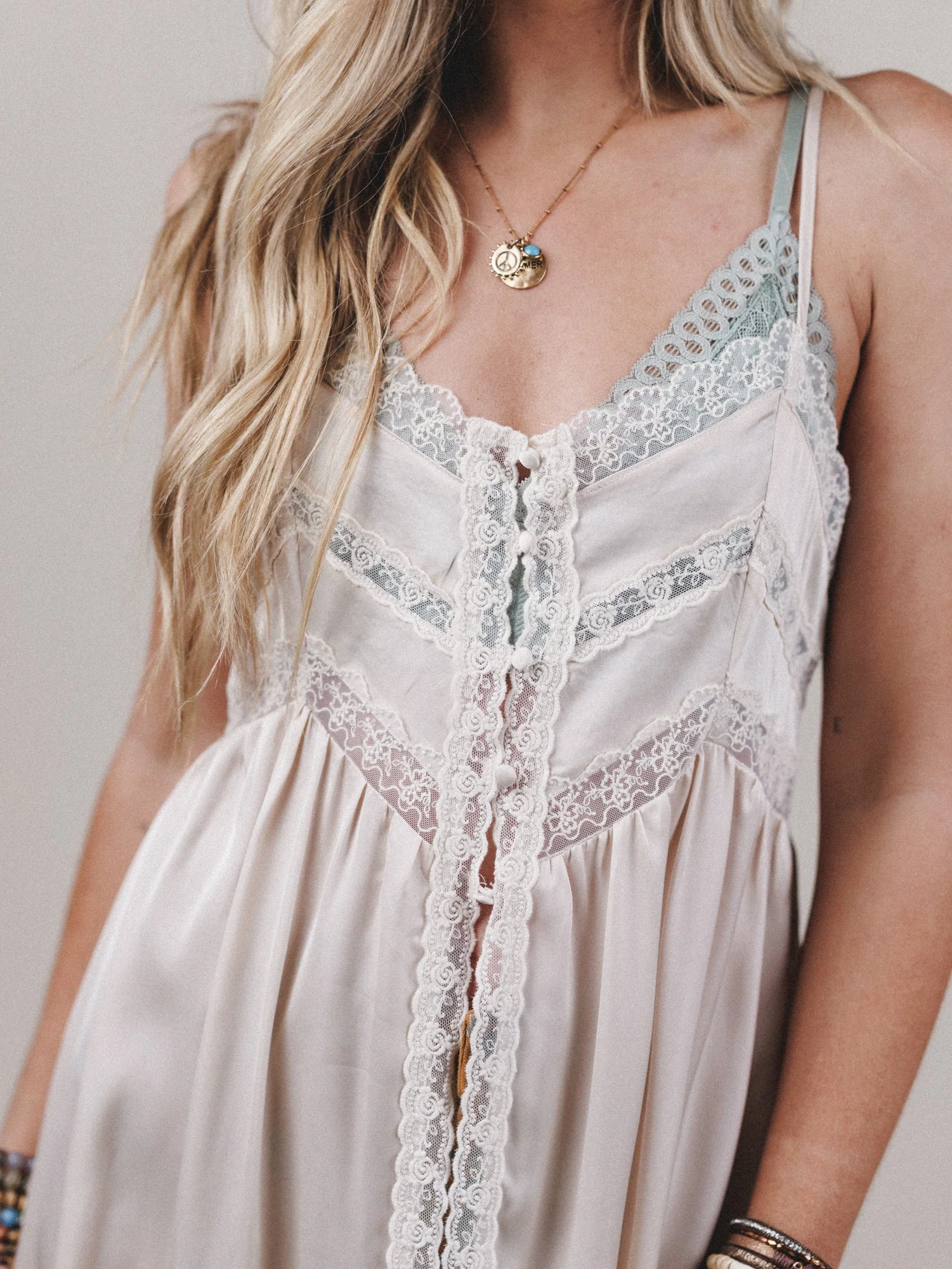Sweet Nightingale Top - Champagne - Image 2