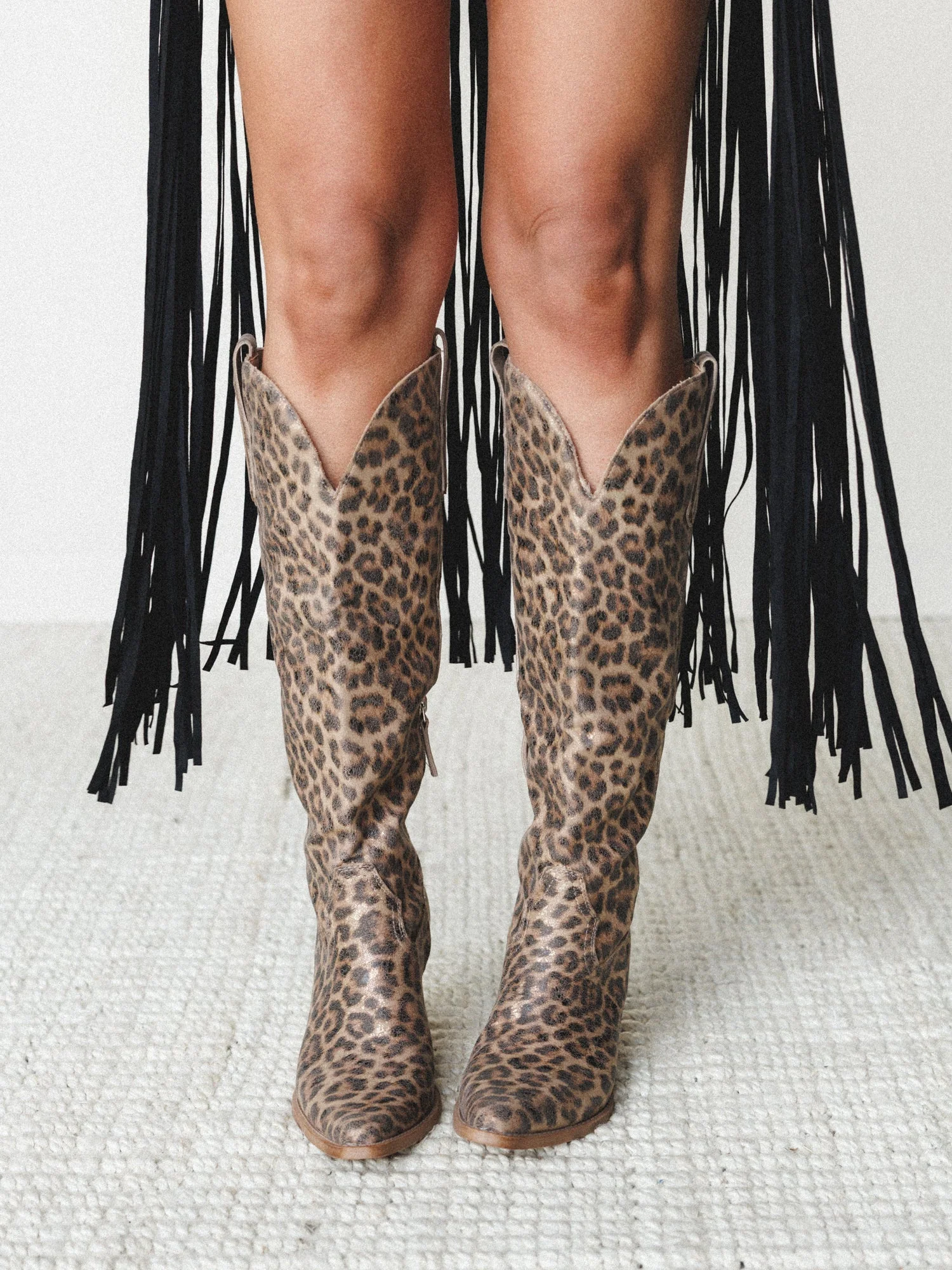 Tess Western Boots - Leopard - Image 3